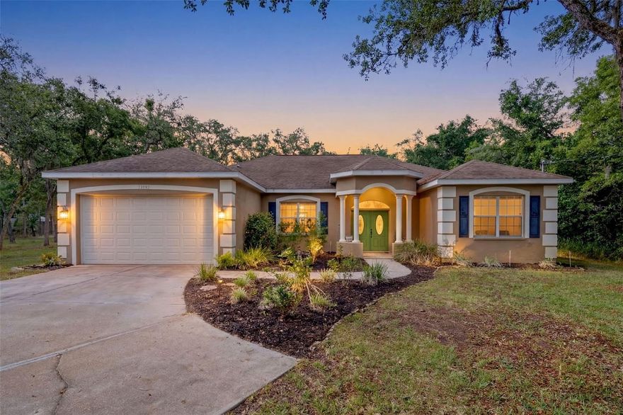 Welcome to 12040 Centralia Road in beautiful Brooksville, where comfort, space, and Florida outdoor living come together. This well-maintained 4-bedroom, 2-bathroom home features a spacious 2200+ sf layout designed for both relaxing and entertaining. Set on spacious 0.40 acres with mature trees and positioned well back from the road, the property offers both privacy and charm.
Step inside to soaring ceilings and generous living spaces. The kitchen’s functional layout overlooks the family room and pool area, creating an easy flow for daily living and entertaining. A separate dining room and living room, which can also serve as a home office, offer added privacy and flexibility. The oversized fourth bedroom can easily function as a bonus room, media room, guest retreat, or office. The kitchen features granite countertops, rich wood cabinetry, a double oven range, a new microwave, and a new dishwasher. Convenient breakfast bar for quick meals or entertaining guests.
The oversized primary suite is a true retreat featuring French doors leading directly to the lanai and pool area, dual closets, and a luxurious ensuite bath complete with a jetted soaking tub, separate shower, and private water closet. Transom windows allow natural light to shine in.
Outdoor living shines with a huge, screened lanai surrounding the heated inground pool, creating the perfect year-round entertaining space. An additional outdoor fire pit with brick paver patio adds even more room to relax and enjoy Florida evenings with family and friends. You will appreciate the ample shade for those hot summer days. Situated in a peaceful setting while remaining close to US 19, shopping, dining, parks, medical facilities, and the famous Weeki Wachee Springs, and easy access to the Suncoast parkway and this property offers the ideal blend of privacy, functionality, and Florida lifestyle living.
Additional highlights include a new HVAC system, new pool pump, and an inside laundry room with extensive wall-to-wall storage for added convenience and organization.