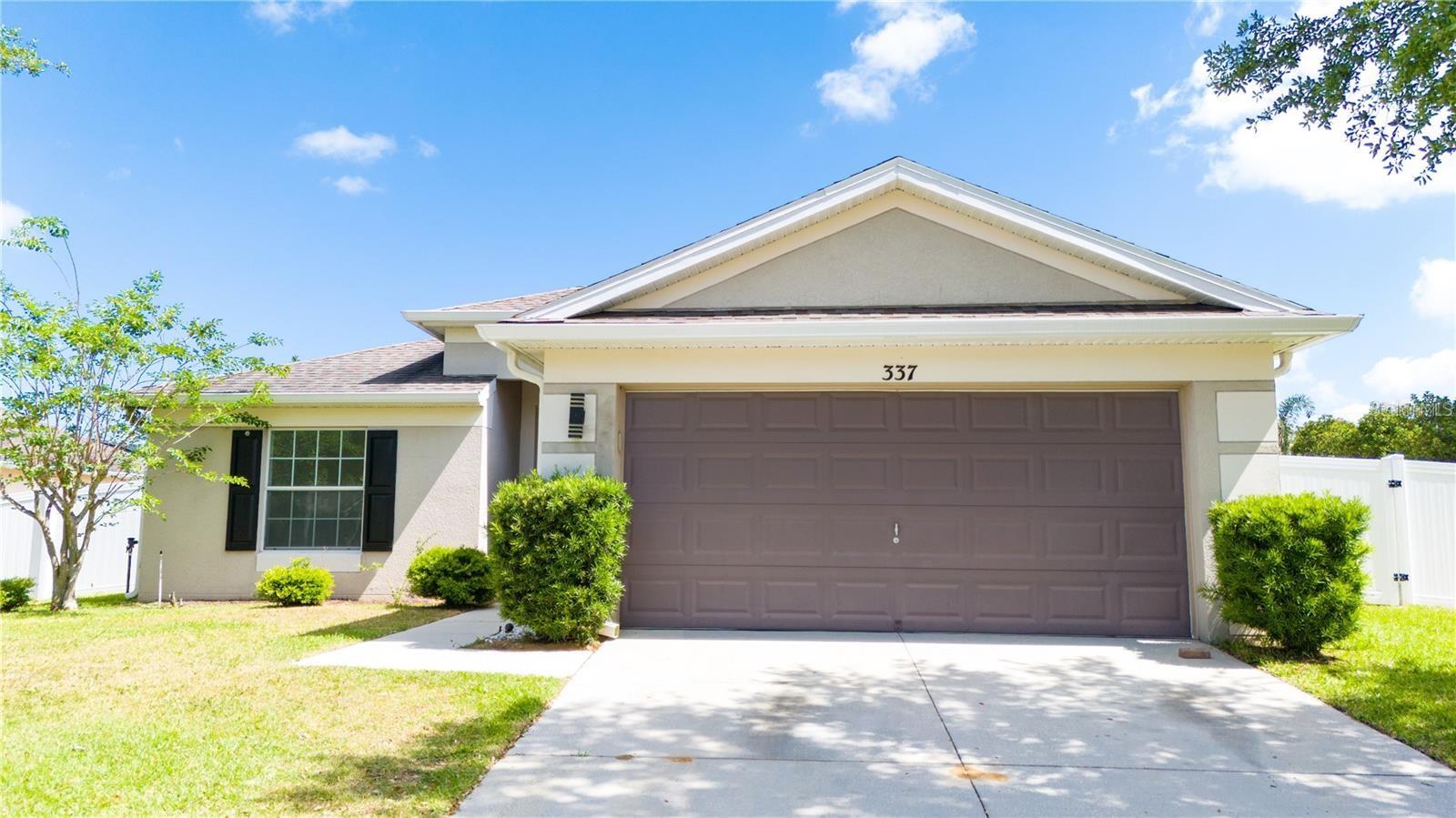 One or more photo(s) has been virtually staged. Verde Ridge is a highly desirable community centrally located in the Hills of Clermont. You are moments from Lake-Sumter Community College, West-Orange Bike Trail, Hospital, shopping, and more! This home offers 4 Bedrooms 2 Baths with over 1604 square feet of living space. Home has a Great Room that is open to the Kitchen with a bar seating area and Dining. Plenty of open space to entertain with Family and Friends. Great Room has a triple sliding glass door that leads you to a covered patio. With a HUGE Backyard that is fully fenced.