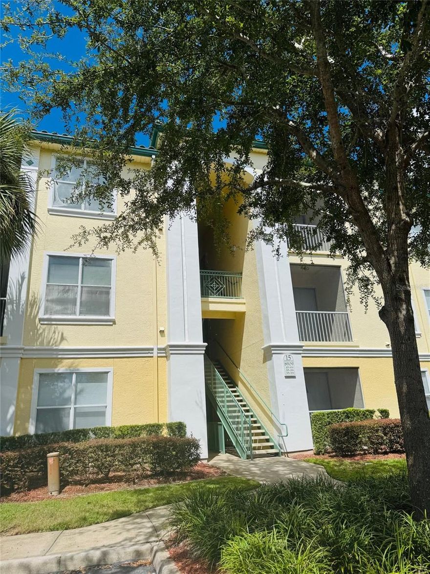 Fantastic opportunity to rent this amazing 1 bedroom 1 bath condo in Legacy Dunes just minutes from Disney! It features an open floor concept, laminate flooring throughout and a screened in lanai. Enjoy the tropical tranquility of the popular gated resort style community which includes a variety of amenities including a tropical beach style pool, splash pad, fitness center, tennis courts and more! Rent also includes basic cable, water and door-to-door valet trash service. BY APPOINTMENT ONLY!!