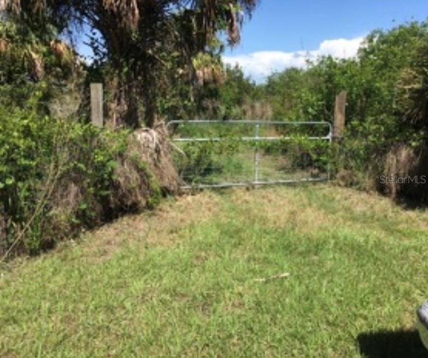 1.25 acre building lot located in the Ranchettes.  Lot will be bush hogged within the next 1-2 weeks.  Non flood zone. No deed restrictions. 
 Per seller ~~ high and dry.  Build your house and your barn and bring all of your toys.   The Ranchettes is approx. 10 minutes from historic downtown Punta Gorda, you'll have easy access to some of the area's best boutiques, restaurants, and waterfront charm. Families' love the flexibility of Agriculture zoning, which affords many conveniences that residential zones don't offer.