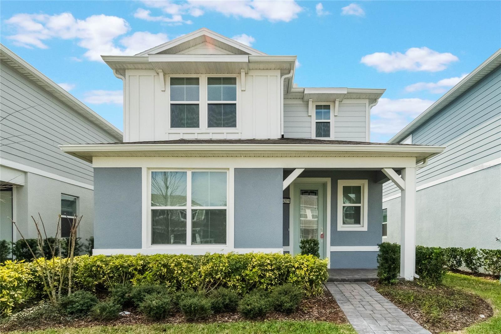 Beautiful and spacious 3-bedroom, 2.5-bath home with loft in the gated Isles of Lake Nona community. This Monterey floorplan offers a functional layout with a chef’s kitchen featuring a large island, granite countertops, backsplash, Whirlpool cooktop, and built-in oven. The primary suite is on the first floor with a private bath and walk-in closet.
Upstairs includes two bedrooms, a full bath, laundry, and a spacious loft that opens to a rooftop deck—perfect for entertaining or relaxing. Home is pre-wired for Smart Home technology.
Enjoy resort-style living in this desirable Lake Nona location close to top schools, shopping, dining, and major highways.