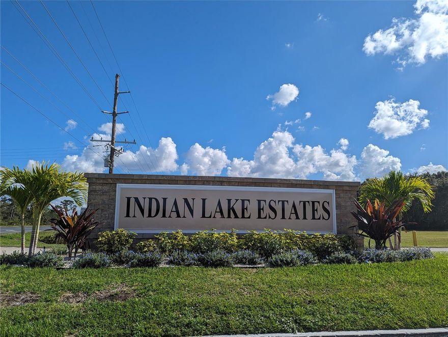 This half acre lot is located on a paved road in the developing community of Indian Lake Estates. You'll have access to Lake Walk in the Water, a 7500 acre lake that is considered to be one of the best bass fishing lakes in all of Florida. The lake has a beach, boat ramp and marina, plus the longest freshwater fishing pier in the state. There's even a pavilion that has gas grills and covered tables for lakeside family picnics. Enjoy all the community has to offer, including an 18-hole golf course, basketball and tennis courts, a clubhouse, cafe and pro shop, library and fitness center. This truly is the perfect place to build your forever home, so call today before it's gone!