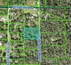 2.51 Acre Lot to build your own private space. Room to spread out!