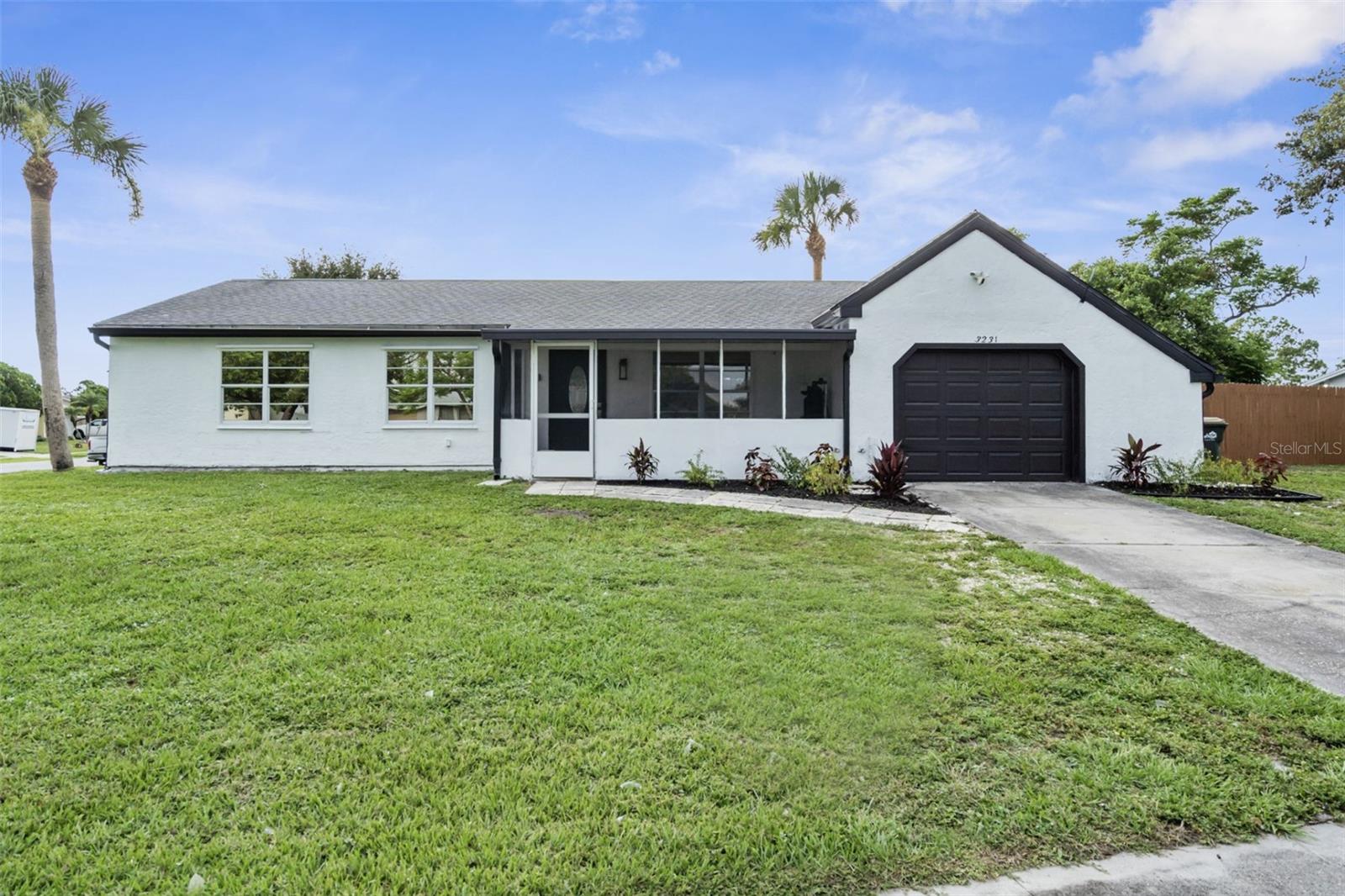 Welcome to your newly remodeled dream home located in the heart of North Port! This stunning 3-bedroom, 2-bath residence offers modern upgrades throughout and a spacious, functional layout perfect for both everyday living and entertaining. Features & Updates New Roof (2023) – providing peace of mind and durability Luxury Vinyl Plank (LVP) Flooring – stylish and easy to maintain Nicely Updated Kitchen, Featuring Quartz countertops and large Island. Beautifully Tiled Bathrooms – modern finishes in both full baths Open Floor Plan – seamless flow between the living, dining, and kitchen areas 1-Car Attached Garage – convenient and secure 2 Storage Sheds in Backyard – great for tools, lawn equipment, or extra storage Outdoor Living Enjoy the spacious backyard perfect for gatherings, pets, or simply relaxing in your own private outdoor oasis. With two sheds, you'll have ample space to organize and store your belongings.
