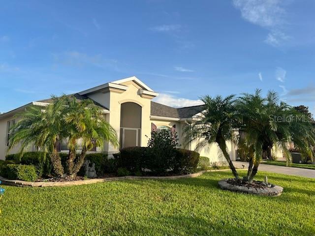 Easy Elegance in a Premier 55+ Golf Community.
This light-filled, move-in-ready home offers the perfect blend of style, comfort, and low-maintenance living in one of the area’s most sought-after 55+ communities. With 2 bedrooms, 2 full baths, and a flexible office/den that can double as a third bedroom or cozy study, the layout is as functional as it is welcoming. You’ll love the open-concept design connecting the kitchen, living area, and breakfast nook — ideal for both
everyday living and entertaining. High ceilings, tile throughout, and solar tubes create a bright, airy feel, while the formal dining room and enclosed Florida room (with its own climate control) add versatile living spaces for all seasons. A new roof, newer HVAC, 2-car garage, and dedicated laundry room round out the home's thoughtful upgrades. And with HOA-covered lawn and landscaping, your time is truly your own.