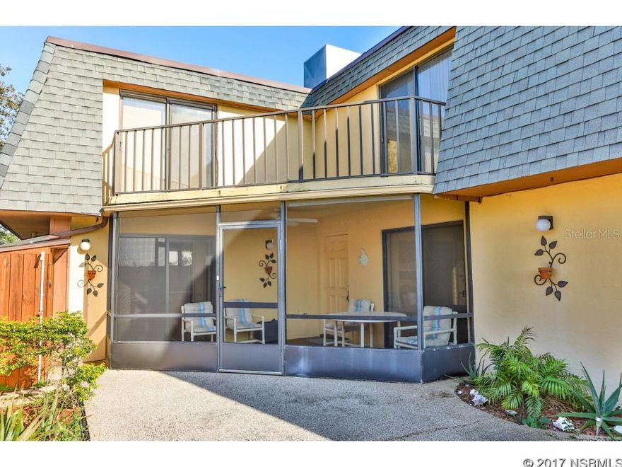 Lovely 3BR townhome in Cedar Dunes with a view of the tidal pond from the second floor, located just 3 blocks to the beach!  This townhome is surrounded by an attractive privacy fence & has a large screened in porch. Cozy fireplace has natural gas hookup. One large BR downstairs with 1/2 bath & two spacious BR's upstairs with 2 full baths. Walking distance to stores, restaurants, church & school and next to the Indian River Park which provides access to the river for kayaks & paddleboards. ;Water: City