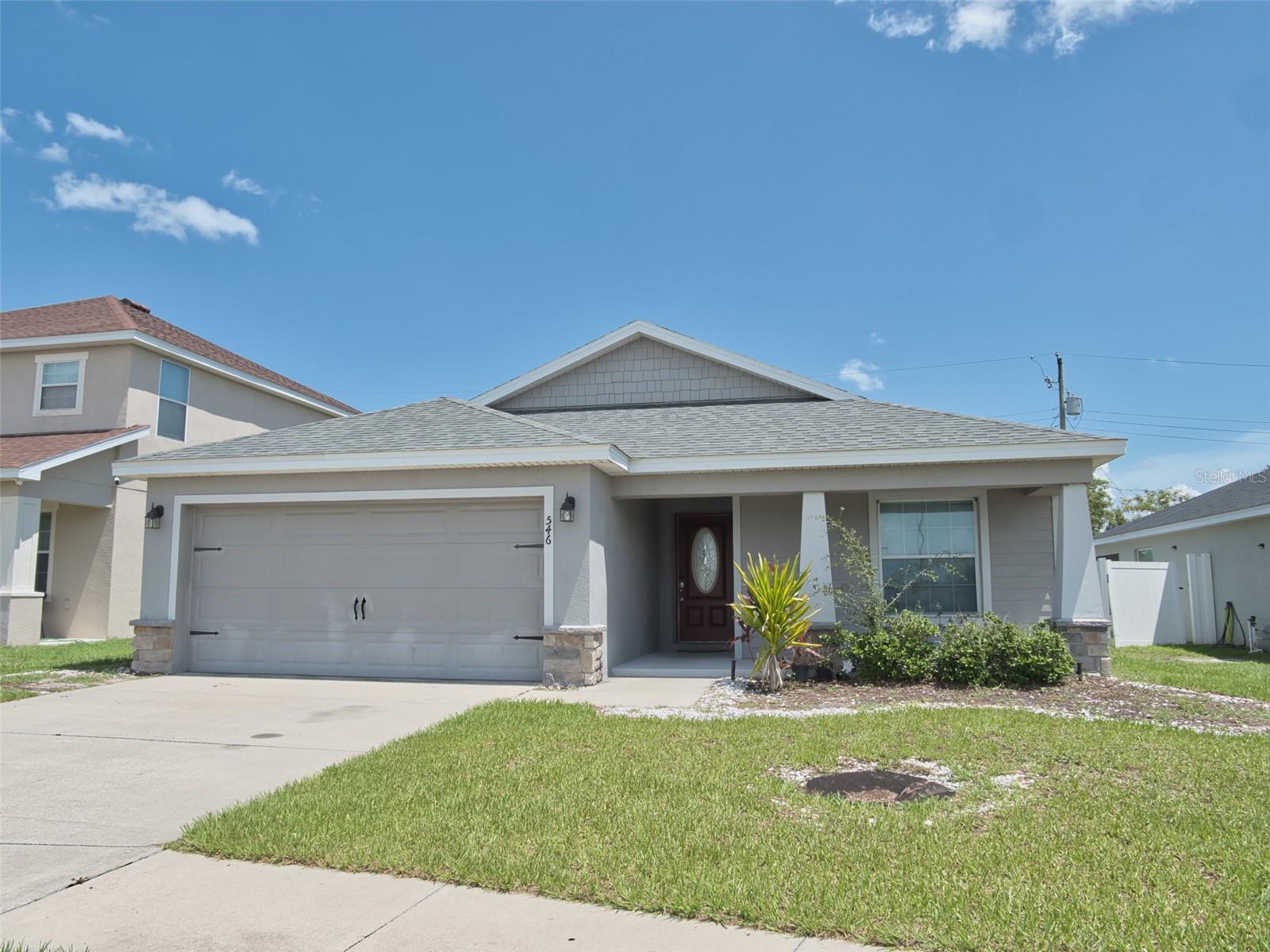 Short Sale. Come see this beautiful 4 bedroom 2 bathroom home located in the sought after community of Normandy Heights! Why wait nearly a year on a new construction home when you can move into this 2019 model ASAP and get tons of upgrades as well! This home is nearly 1800 living sq. ft., has an open floor plan great for entertaining, and offers the following upgrades: vinyl plank flooring through open spaces. upgraded appliances, gorgeous back splash, a screened in back porch, and partially full fenced in back yard. Plus it is conveniently located near shopping, restaurants, and much more. So call today to schedule your private showing before this one slips away!