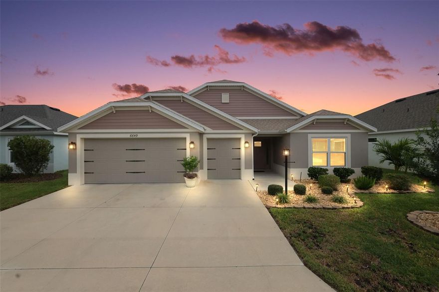 STUNNING 3/2 Hudson Veranda with PRIVATE ENCLOSED BACKYARD, SCREENED LANAI, and OVERSIZED 2-CAR + GOLF CART GARAGE nestled in the VIBRANT, CONTEMPORARY Village of Newell! JUST MINUTES to Sawgrass Grove; Franklin, Homestead, and Ezell Pool and Recreation Centers; and Southern Oaks Championship Course! Built in 2022, this nearly NEW home offers LOW-MAINTENANCE peace of mind with MODERN DESIGN! TROPICAL landscaping with STONED beds, COVERED front entry vestibule, and a DOUBLE side-lit door welcome you in to the BRIGHT, GENEROUS foyer boasting a CONVENIENT ENTRY CLOSET. HIGH CEILINGS and the OPEN CONCEPT floor plan of the living, dining and kitchen create a SPACIOUS and VOLUMINOUS main living area showcasing GORGEOUS, LUXURY VINYL PLANK flooring. The AMAZING kitchen is a CULINARY HAVEN boasting RICH, COCOA cabinetry; MODERN QUARTZ countertops; an EXPANSIVE, COUNTER-HEIGHT, CENTER ISLAND with EAT-IN breakfast bar; STAINLESS appliances; GAS cooking; and a built-in DOUBLE PANTRY with PULL-OUTS. Adjacent to the kitchen, a DINETTE offers a VAULTED ceiling, and sliding glass doors and a window for an ABUNDANCE of NATURAL LIGHT. From the living room, a DOUBLE set of sliding glass doors, invite you into the FABULOUS lanai featuring a painted floor, two ceiling fans, and a FULLY ENCLOSED REAR YARD! This FANTASTIC, PRIVATE space is ideal for ENTERTAINING friends and family or simply RELAXING with your morning coffee, evening cocktail, or a good book! Back inside, the luxurious primary bedroom features a TRAY ceiling, two windows, and a SPACIOUS WALK-IN closet. Its en-suite bathroom boasts RICH, COCOA cabinetry; QUARTZ countertops, DOUBLE sinks; BUILT-IN LINEN closet; TILED WALK-IN shower; and a SEPARATE water closet. Near the foyer, a SPLIT FLOOR PLAN places two additional bedrooms and a second bathroom behind a POCKET DOOR creating a PRIVATE guest wing and/or home office! Bedroom two offers a TRAY ceiling, DOUBLE windows, and a built-in closet.The second bathroom features a RICH, COCOA vanity with QUARTZ top, a TILED tub and shower combination, and a hallway LINEN closet. The third bedroom boasts a VAULTED ceiling and a built-in closet. An INTERIOR laundry room offers LVP flooring and additional RICH, COCOA cabinetry for extra STORAGE needs. Completing the package is an OVERSIZED 28’ x 22’ TWO-CAR + GOLF CART GARAGE with EPOXIED floors, a UTILITY SINK, and a utility STORAGE CLOSET. DON’T MISS YOUR OPPORTUNITY to make this INCREDIBLE HOME YOUR OWN! The Village of Newell is close to Sawgrass Grove, Brownwood Paddock Square, and the new upcoming Eastport Square; six neighborhood pools and recreation centers (Franklin, St. Catherine, Bradford, Aviary, Hawkins, Homestead); three large regional recreation complexes (Ezell, Everglades, and Rohan); Southern Oaks Country Club and Championship Golf Course; Clifton Cove Putting Course; Mickylee Pitch and Putt; shopping and dining at Magnolia Plaza; Homestead dog park for your furry friends and more! PLEASE WATCH OUR WALKTHROUGH VIDEO of this FANTASTIC VERANDA HOME and call today to schedule your Private Showing or Virtual Tour!