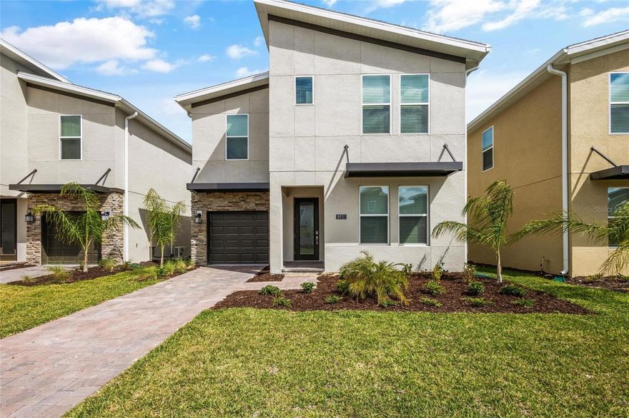 Turnkey, fully furnished 6-bedroom, 5-bath pool home available in the highly sought-after ChampionsGate community. Rent includes basic cable, TV, internet, and lawn maintenance, offering exceptional convenience and value.

This newly constructed residence features a spacious, thoughtfully designed floor plan with modern finishes and abundant natural light throughout. The home presents like a model, enhanced by stylish furnishings and a clean, contemporary aesthetic ideal for comfortable everyday living and entertaining.

The primary suite offers walk-in closets, dual sinks, and a garden tub, providing a private retreat. Secondary bedrooms are generously sized, allowing flexibility for a variety of living arrangements.

Enjoy Florida living with a private pool and outdoor patio, perfect for relaxing or hosting guests. Located within a gated, resort-style community, residents have access to the renowned Oasis Club, featuring an expansive clubhouse with restaurant, movie theater, fitness center, game room, tiki bar, lazy river, cabanas, and additional recreational amenities.

Ideally situated near major highways, shopping, dining, and world-class theme parks, ChampionsGate delivers a premier Central Florida lifestyle. This furnished pool home is ready for immediate occupancy.