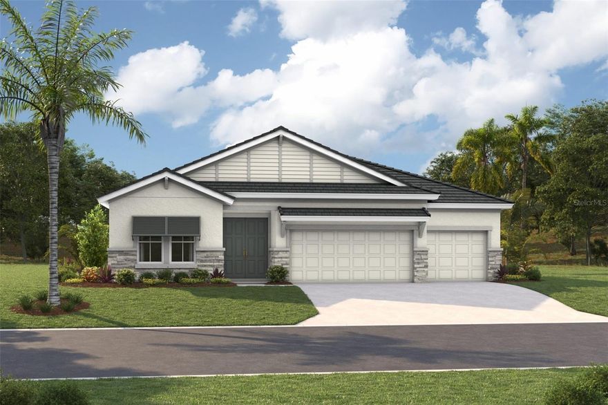 Under Construction. 6/13/2025
Listing Price amount for this Pending Sale includes Design and Structural Options.
Exterior image shown for illustrative purposes only and may differ from actual home.