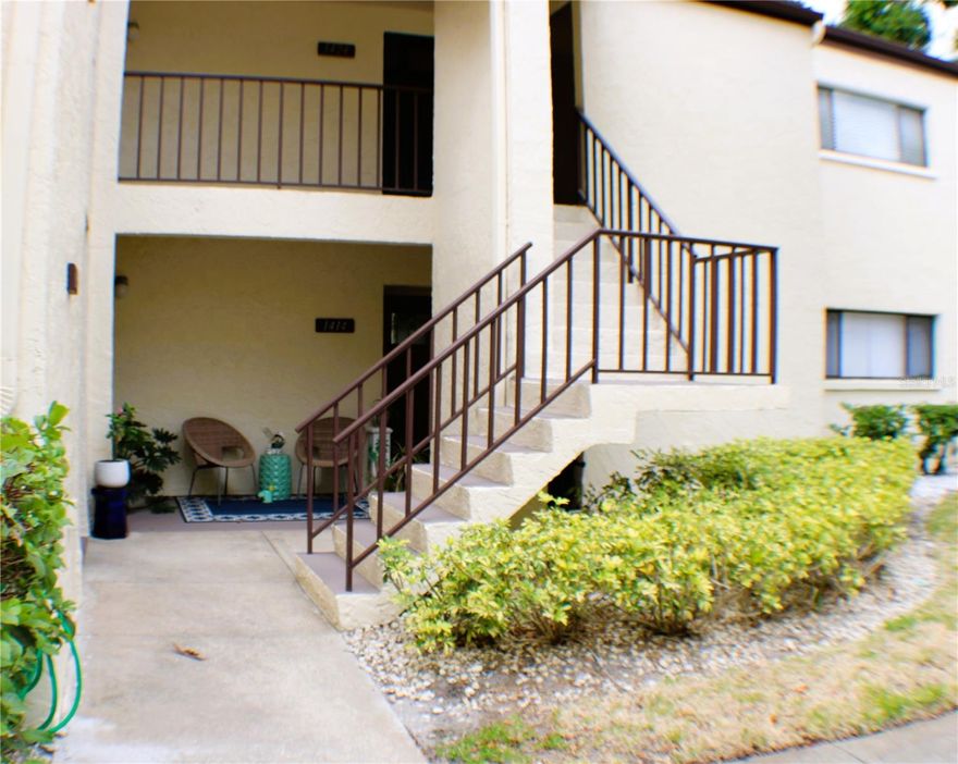 Totally updated and move in ready condo in the Forestbrook condominium neighborhood featuring a brand new kitchen with new cabinets, granite counter top, stainless steel appliances, new flooring, fresh paint throughout, new flooring throughout, both baths have been updated, all new doors and closet doors, new baseboard trim.. This home is on the ground floor and an end unit with extra windows which brings in a lot of natural light, it also includes two screened-in lanais. The location offers easy access to world class beaches, shopping and Tampa Bay's sporting and entertainment activities. There is also has two private, exterior storage areas. This home also includes an assigned carport and plenty of guest parking.