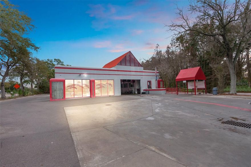 Mission Bell Car Wash is a full service car wash sitting on 2.05 acres of PRIME land location with approximately 326 ft of Road frontage facing Fletcher Ave on the corner of North Dale Mabry and Fletcher. A family owned and operated business since 1990. All the equipment has been meticulously maintained, New parking lot was installed in 2020 and New roof in 2013. This sale will include the Concrete block construction building, Land and fully operating business in place including machinery and equipment to run the business as well as the retail merchandise. 
There is a Four bay detailing building, Vacuum station, Machine Room which houses all the machines, chemicals, etc., car wash station, and hand drying station. A Break room for employees separate from the main lobby area, Two large private offices inside the customer area along with a large retail section where Clients can wait while watching their car go through the machine. There are several vending machines generating an additional revenue for the business. Long term staff in place. High traffic pattern of over 37,000 cars per day pass by this business.  Tampa is the third largest city in Florida and rapidly growing.  Trade Area report, demographics and financials are available upon request. Located next to Lowes, Twistee Treat, Wells Fargo, Fifth Third Bank, PNC Bank, Fresh Market, and Palms of Carrollwood Shopping Center.