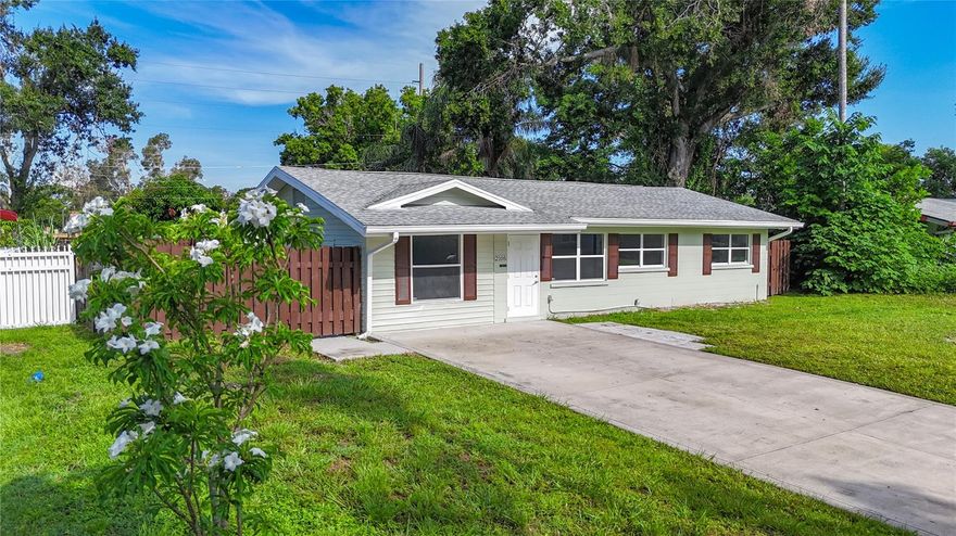 One or more photo(s) has been virtually staged. Fully updated, move-in ready, and packed with potential, this Sarasota duplex is a rare find in a high-demand location just minutes from downtown, Ed Smith Stadium (Orioles Spring Training), and world-famous Siesta Key Beach. Whether you’re investing, house hacking, or searching for flexible multi-generational living, this property delivers value, versatility, and immediate income opportunity. Nestled on a quiet residential street with no HOA, both units are separately metered for electric and share one water meter. Each unit has its own dedicated water heater, including a tankless system in the updated 1-bedroom unit. The spacious 2-bedroom, 1-bath unit has been completely remodeled with luxury vinyl plank flooring, modern lighting, walk-in closets, and a bright kitchen with ample storage. The 1-bedroom, 1-bath unit features sleek finishes, new mini-split systems, and a private fenced yard. With estimated long-term rental income around $3,300 per month combined and projections showing over $57,000 annually across both units on popular vacation rental platforms, this property offers flexible use options for both investors and owner-occupants. Buyer to verify zoning and short-term rental regulations directly with city or county. A 2015 drain field replacement is on record with the Sarasota County Health Department. This is a low-maintenance, turnkey opportunity in one of the area’s most desirable and central neighborhoods. Don’t miss it.