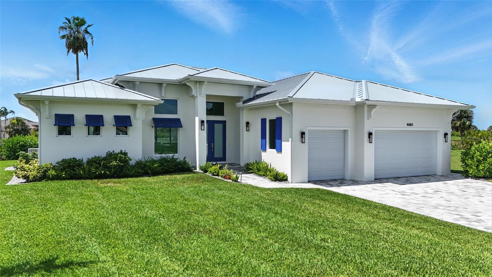 Experience the perfect blend of luxury and wellness living in this custom-designed Cape Royal estate, where every detail supports beauty, comfort, and peace of mind.** From the moment you step through the grand 14-foot entryway with transom windows and 7-inch base moldings, you'll feel the thoughtful craftsmanship that defines this one-of-a-kind home.
Designed for elegant entertaining, the heart of the home features soaring 12-foot ceilings, a gourmet kitchen with Cambria quartz countertops, a Carrera marble backsplash, and top-tier KitchenAid appliances—including a cooktop and Samsung ceramic double oven. Custom Crystal cabinetry throughout the home is not only stunning but eco-conscious: crafted with no added formaldehyde and low-VOC finishes. A built-in mixer station, roll-out drawers, and pantry provide seamless organization.
Adjacent, the dining room showcases a dramatic 13-foot tray ceiling and a Capiz shell chandelier, while triple pocketing sliders connect to the expansive lanai—blurring the line between indoor and outdoor living. The office, enclosed with opaque French doors, offers privacy and productivity with tinted hurricane-impact windows to reduce glare and noise.
The primary suite is a true sanctuary with 12-foot tray ceilings, dual custom walk-in closets, and direct access to the pool. The spa-inspired bathroom features Cambria quartz, mother-of-pearl and marble tile, a soaking tub, and a dual raindrop shower illuminated by natural light.
Step outside to your saltwater freeform pool with a sun shelf, glass tile accents, and views of Reflection Lake—Cape Royal’s only natural lake. Enjoy quietude and wildlife watching from the covered lanai with built-in storage, three ceiling fans, and no golfers behind you—just preserve views, peace, and privacy.
Wellness is woven throughout: low-VOC Sherwin-Williams Cashmere paint, abundant natural light, impact-resistant PGT windows and sliders, and 30"x60" ceramic tile flooring enhance air quality and comfort. With fitness centers nearby and fresh produce just minutes away at Farmer Joe’s, healthy living has never been easier.
The home also features a durable metal roof, six-zone irrigation system, 12-foot garage ceilings (thanks to stem wall construction), and solid-core 8-foot doors throughout. Located in unincorporated Lee County (no Cape Coral taxes, X flood zone—no flood insurance required), this home is backed by a Home-Tech one-year warranty.
As part of Cape Royal, residents enjoy access to a 27-hole golf course, clubhouse, restaurant, tennis, pickleball, and a variety of social clubs—gardening, kayaking, arts, and more—making this more than a home… it’s a community that nurtures well-being and connection.