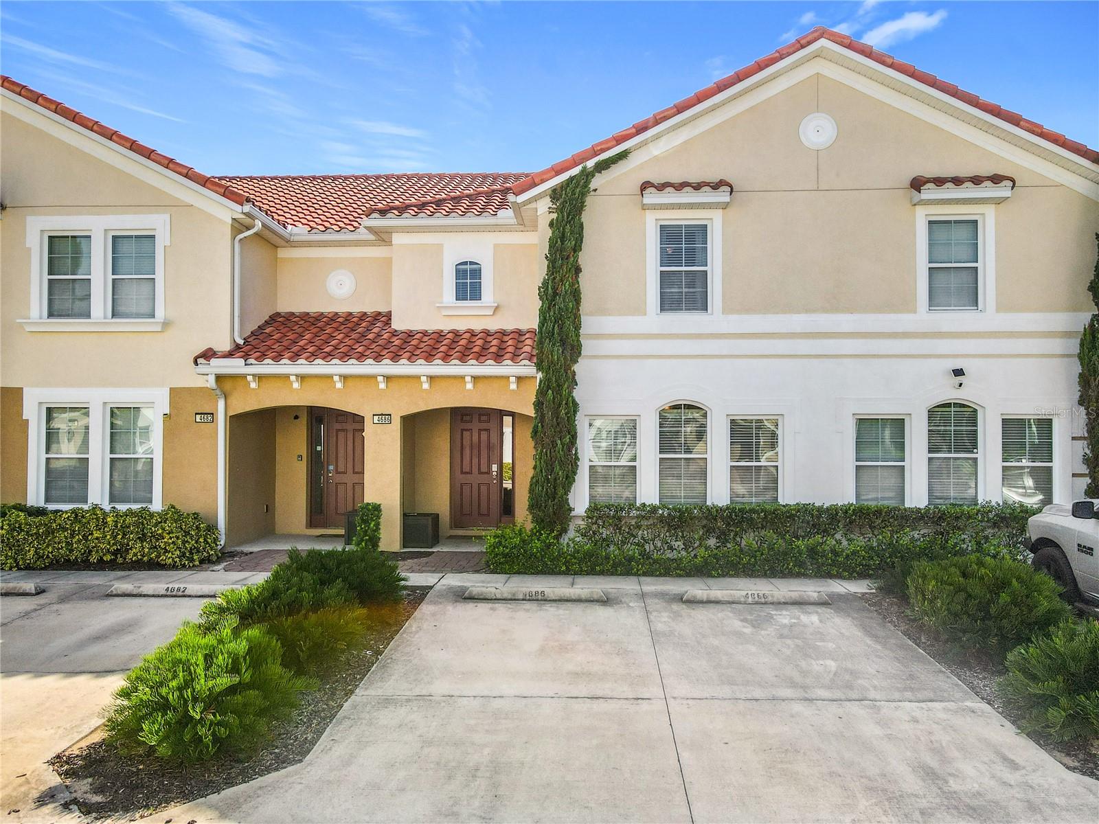 Income-Producing 4BR/3.5BA Townhome with Private Pool in Solterra Resort
Fantastic investment opportunity in the gated community of Solterra Resort! This spacious 4-bedroom, 3.5-bath townhome features an open floor plan with a well-equipped kitchen including a gas range, a comfortable living/dining area, and direct access to the private screened-in pool. Recent updates include a new pool heater (2022) and a new hot water heater (2025).
The home offers a flexible layout with one bedroom downstairs and three bedrooms upstairs, including a king master suite with ensuite bath. Additional sleeping arrangements include a queen bedroom (downstairs, with hall bath), a full bedroom, and a twin bedroom—ideal for vacationing families and groups.
Solterra Resort boasts exceptional amenities: a 6,700 sq. ft. clubhouse, resort-style pool with water slide and lazy river, outdoor spa, fitness and business centers, tennis and volleyball courts, playground, picnic area, and 24-hour gated security. Conveniently located near Disney, Universal, shopping, dining, and golf, this property is a strong performer for short-term rental investors.
Features:
• 4 Bedrooms | 3.5 Bathrooms
• Private Screened Pool
• Gas Range in Kitchen
• New Pool Heater (2022)
• New Hot Water Heater (2025)
• Gated Resort Community
• 6,700 sq. ft. Clubhouse with Concierge
• Resort-Style Pool with Water Slide & Lazy River
• Fitness Center & Business Center with Internet
• Outdoor Spa, Tennis, Volleyball & Playground
• Minutes from Disney, Universal, Shopping & Golf