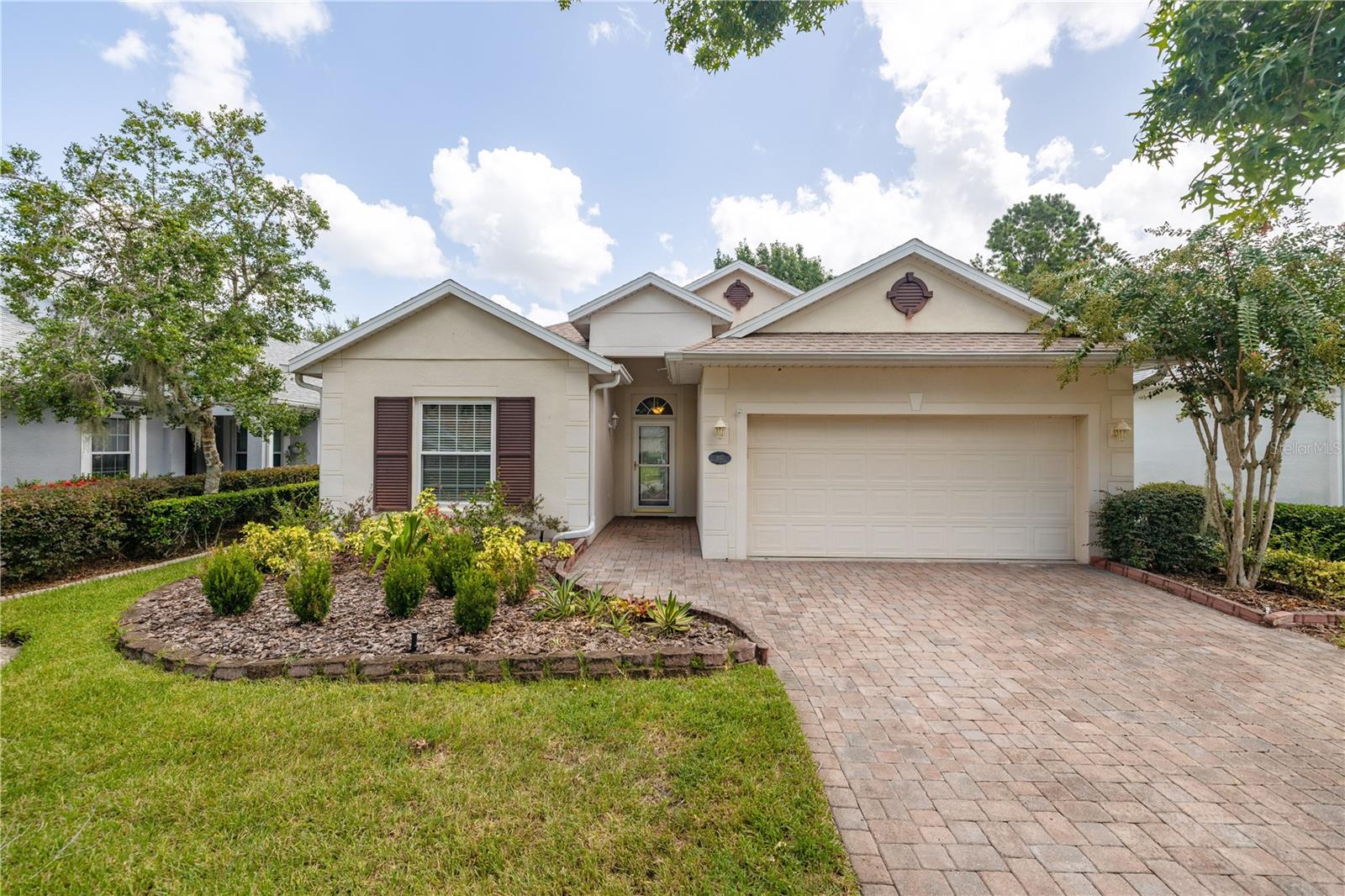 Nestled in a quiet cul-de-sac, this beautifully maintained 3 bedroom, 2-bath home offers comfort,convenience, and community. Located in a desirable 55+ neighborhood with tree-lined streets and outstanding amenities, this home is light, and bright, and ready for its next homeowner.Enjoy peace of mind with a brand-new roof, new hot water heater, windows treatments throughout. The kitchen comes fully equipped with all appliances including washer and dryer. A sun tunnel that fills the space with natural light throughout the day. Enjoy beautiful granite counter tops, abundant cabinet space for all your storage needs. Making your move seamless and stress-free. Three comfortable bedrooms, each with built in closets. Primary suite tucked away from the guest rooms. The primary bathroom included double sinks a soaking tub, separate shower, and walk in closet. Relax or entertain in the private backyard, surrounded by tasteful landscaping. Whether you're enjoying the tranquil setting or taking advantage of the community's fantastic amenities, home has everything you need. Schedule your visit today!