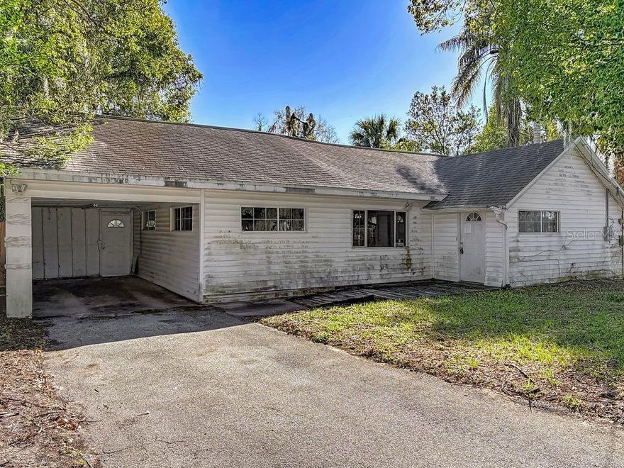 Opportunity Knocks! This home is full of potential and ideal for investors or buyers looking to add their personal touch. Conveniently located near major Roads including 17-92 and International Speedway Blvd, with easy access to shopping, dining, public transportation and everyday conveniences. Huge fenced back yard-perfect for expansion, outdoor living, or future improvements. The home offers a 2018 roof and newer A/C system with both interior and exterior units replaced on 2021. Property needs TLC and is being sold AS-IS.