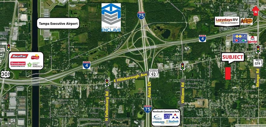 PROPERTY INFORMATION:

• 5.99 AC + Total Infill Site For Sale
• Ideal East Tampa location with easy access to I75, I4 & US 301
• Future Land Use: Residential-9 (9 du/ac)
• Current Zoning: AR (Agriculture Rural)
• Owner will allow time for rezoning or purchase for nice ranchette retreat ~ older manufactured home on the property
• Flood Zone X w/ Southwest corner being Flood Zone A

LOCATION:
• 11308 E Old Hillsborough Ave Tampa, FL 33584
• South of US 92 & just West of County Road 579

PROPOSED USES:
• Multi-Family, Townhomes, Mini-Ranchette