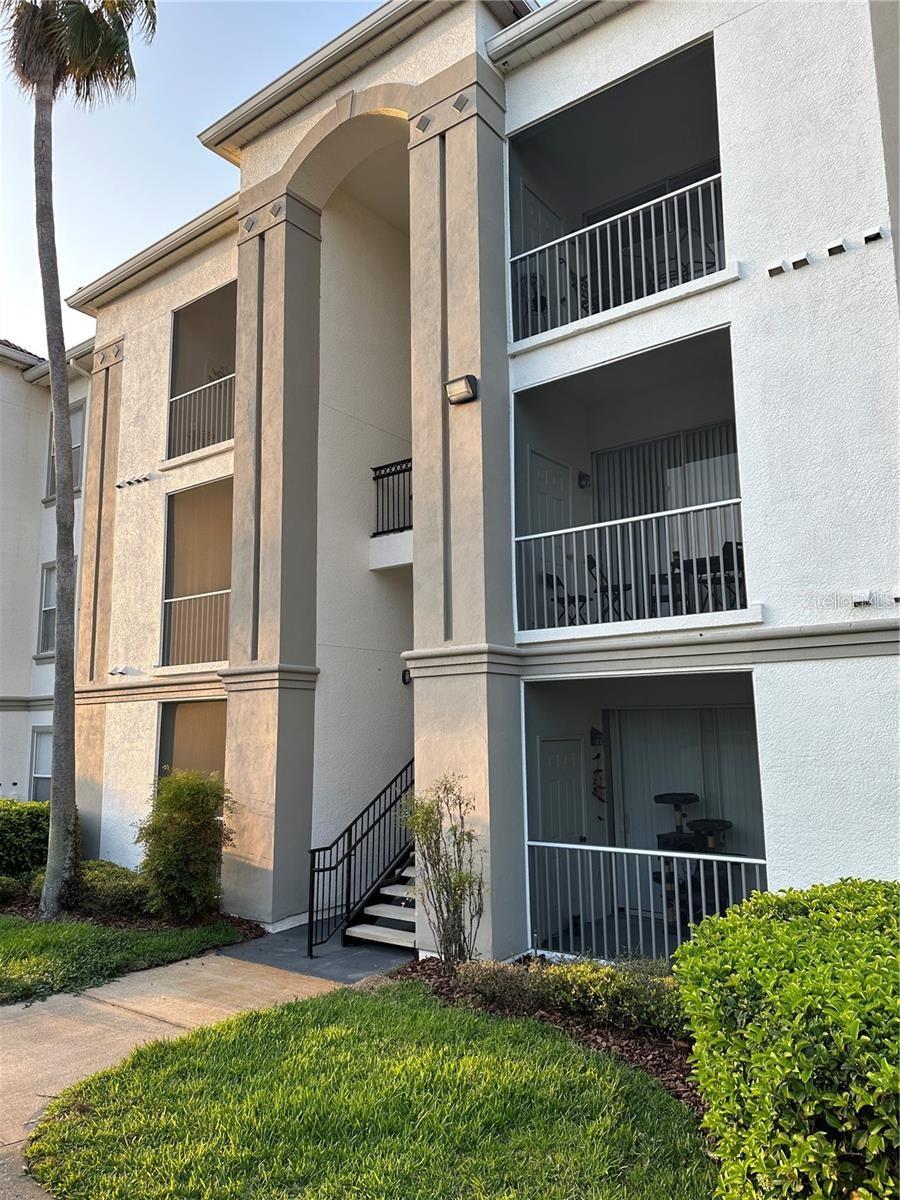 Available now, resort-style living, MOVE-IN READY beautiful 1 bed/1 bath condo. Includes full size washer & dryer and all kitchen appliances. Rent includes valet trash pick up 6 days a week fo your convenience and comfort. Living areas have been freshly painted and equipped with modern ceiling fans. The living room opens to an enclosed patio overlooking the pool where you can enjoy your morning coffee or afternoon sundowner. The patio is spacious with almost 50 SqFt and an adjacent 15 Sq Ft storage room. You will love the valet trash service as it is collected directly from your front door. This unit is located on a 2nd floor at BELLA TERRA, a desirable gated community with lovely and lush landscaping, new roof and exterior painting. Residents enjoy a fully equipped fitness center, large club house, playground, car wash, community pool overlooking a pond inside the community, and cabana. Fantastic location within 2 miles of office buildings, RDV Sportsplex, Seminole State College Altamonte Campus, Lake Lotus Park, Seminole Wekiva Trail, and convenient access to shopping, dining and major highways. It is approx. 15 minutes from Downtown Orlando.