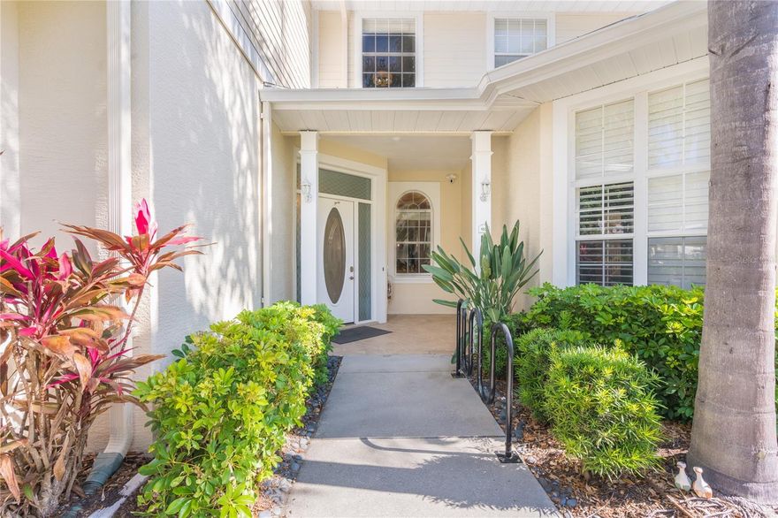 Exquisite 3-bedroom Villa in Bollettieri Resort Villas at IMG Academy. Discover luxury and comfort in this fully furnished, two story villa located in the Bollettieri Resort Villas community, part of the world-renowned IMG Academy. Offering over 3000 square feet of living space, this 3 bedroom and a den, 3.5 bath home features the largest floor plan in the community and a private outdoor terrace, perfect for relaxation or entertaining. Each of the three spacious bedrooms boasts its own ensuite bathroom, crown molding, and ample closet space. The master suite includes a custom walk-in closet, a spa-like bathroom with double sinks, a Jacuzzi tub, and a walk-in shower. Thoughtfully designed, this villa features elegant flooring throughout, no carpet in sight. The kitchen is a chef's dream with stainless steel appliances, extensive granite countertops, a pantry, and a long breakfast bar. An adjacent dining area flows seamlessly into the family room, which is equipped with surround sound audio, crown molding, and tall sliders that open to one of the community's largest tiled patios. Conveniently located on the ground floor are a home office, a laundry room with built in cabinetry and a sink, and a half-bath. This villa also comes with a covered carport and two designated parking spaces. Residents enjoy exclusive access to community amenities, including a heated pool, hot tub, and clubhouse.