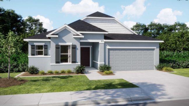 Pre-Construction. To be built. Elegance & Comfort Combined — The Drexel in Spring Hill
Spring Hill is a new construction, scattered homesite community nestled in the heart of Weeki Wachee, with no HOA or CDD fees, offering both freedom and convenience. This home, located on a quiet cul-de-sac, features the thoughtfully designed Drexel floorplan, blending style, space, and everyday functionality.
Step into a bright, welcoming layout with 9' ceilings and an open-concept design perfect for modern living. Throughout the main living areas, luxury vinyl plank flooring adds durability and style, while carpet in the bedrooms provides warmth and comfort.
The gourmet kitchen stands out with quartz countertops, upgraded cabinets, a large island with bar-top seating, and a full line of stainless steel appliances including ENERGY STAR® French door refrigerator. A window in the breakfast nook adds natural light and charm, while the adjacent covered lanai extends your living space outdoors—ideal for relaxing or entertaining.
The spacious great room is enhanced by six flush mount LED lights, creating a warm and versatile area for gatherings or quiet evenings. Just off the great room, a flex space offers the ideal setup for a home office, playroom, or hobby area.
The owner’s suite is a tranquil retreat with a tray ceiling, an elegant deluxe bath featuring quartz countertops, a beautifully tiled shower and window, and a generous walk-in closet. Two additional bedrooms and a second full bath provide flexibility and comfort for family or guests.
Additional interior features include custom color interior paint, a deluxe trim package, and upgraded finishes throughout.
Enjoy the ease of smart home technology, including a Ring Video Doorbell, Smart Thermostat, Keyless Entry Smart Door Lock, and Deako switches, offering modern convenience and enhanced security.
Curb appeal and durability are elevated with architectural shingles and professionally designed landscaping. With the confidence of a full builder warranty, you’ll have peace of mind for years to come.
The Drexel at Spring Hill delivers the perfect blend of thoughtful design, stylish finishes, and functional space—ideal for the way you live today.