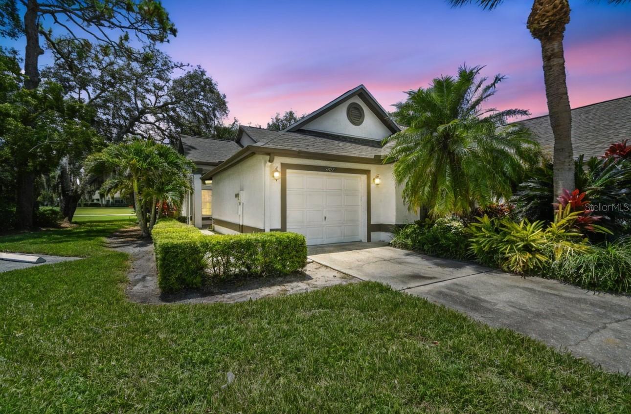 One or more photo(s) has been virtually staged. THREE BEDROOM AND TWO FULL BATHROOMS!!!!! HOME IS LOCATED ON THE GOLF COURSE!!! GAURD GATED COMMUNITY!!!! VERY DETAILED NEATLY MANICURED GOLF COURSE COMMUNITY!!! CLUB HOUSE, COMMUNITY POOL, TENISE COURTS, ALL AGES COMMUNITY!!!! Recently renovated updated Kitchen. Permits and inspections completed by Pasco County building department regarding all Renovations. Home was NOT affected by the storm. Home does not require flood insurance.