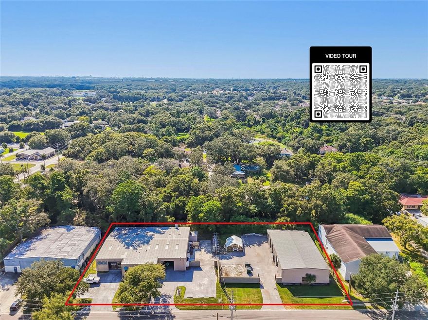 We are pleased to present 1049-1053 Harbor Lake Drive, Safety Harbor, FL 34695 (the "Property"). This is a rare dual-building industrial offering located in the heart of Safety Harbor, Florida. The combined 12,010 square foot property includes two freestanding metal buildings, secure yard space, and versatile functionality ideal for contractors, service-based businesses, or fleet operators. The layout provides a great opportunity to owner-occupy one side while generating income from the other, if desired. The larger building at 1053 Harbor Lake Dr consists of 7,860 square feet, with approximately 994 square feet of office and 6,866 square feet of warehouse. It includes two grade-level roll-up doors, 3-phase power, a fully functional spray booth, and a 1-ton crane. The adjacent building at 1049 Harbor Lake Dr includes 4,150 square feet total, with 632 square feet of office and 3,518 square feet of warehouse, featuring three grade-level roll-up doors. The property sits on a combined lot size of 0.77 acres, zoned M-1 Light Industrial, and is fully fenced with a secure gated entrance. The outdoor area supports vehicle fleet parking, equipment laydown, or material storage, making it ideal for users such as HVAC contractors, roofers, or similar trades. The site layout and dual-building configuration provide long-term flexibility for single or multi-tenant use. Industrial assets with this level of functionality in Safety Harbor are exceedingly rare, with fewer than two comparable sales in the past five years. Offering memorandum and floor plans available upon request.