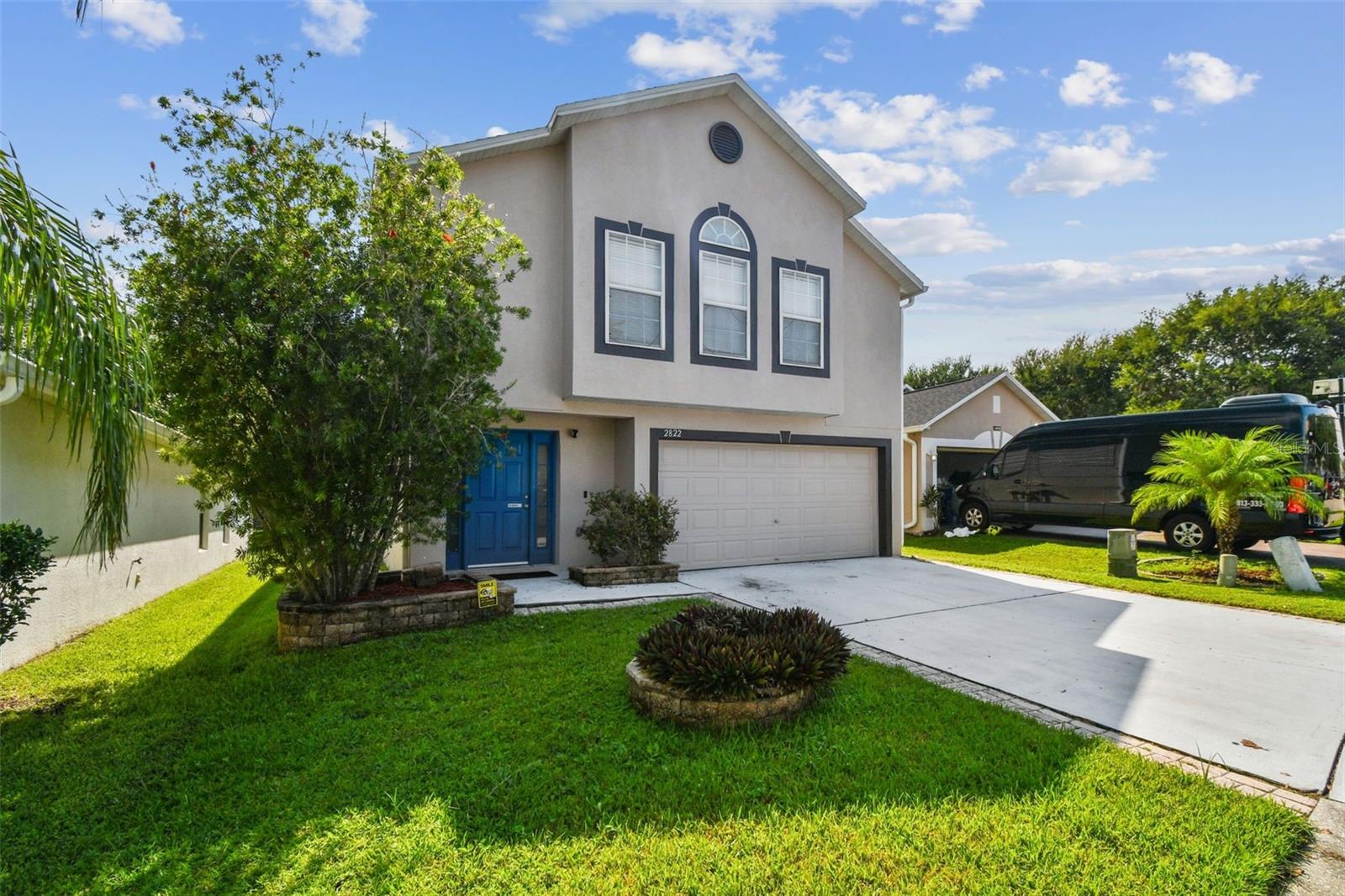 Welcome to 2822 Mingo Drive in the desirable Suncoast Pointe community! This spacious 4-bedroom, 2.5-bath single-family home is a perfect fit for first-time homebuyers and growing families. The freshly painted first floor provides a bright and inviting living space, ready for your personal touch. Enjoy the large backyard — ideal for entertaining, gardening, or creating your own private retreat. Upstairs, you’ll find comfortable bedrooms with plenty of room for work, play, and relaxation. Conveniently located near shopping, dining, and easy access to major highways, this home combines comfort with convenience. There is also a playground just steps away from the front door, just two houses down. Don’t miss the opportunity to make this Suncoast Pointe gem your new home!