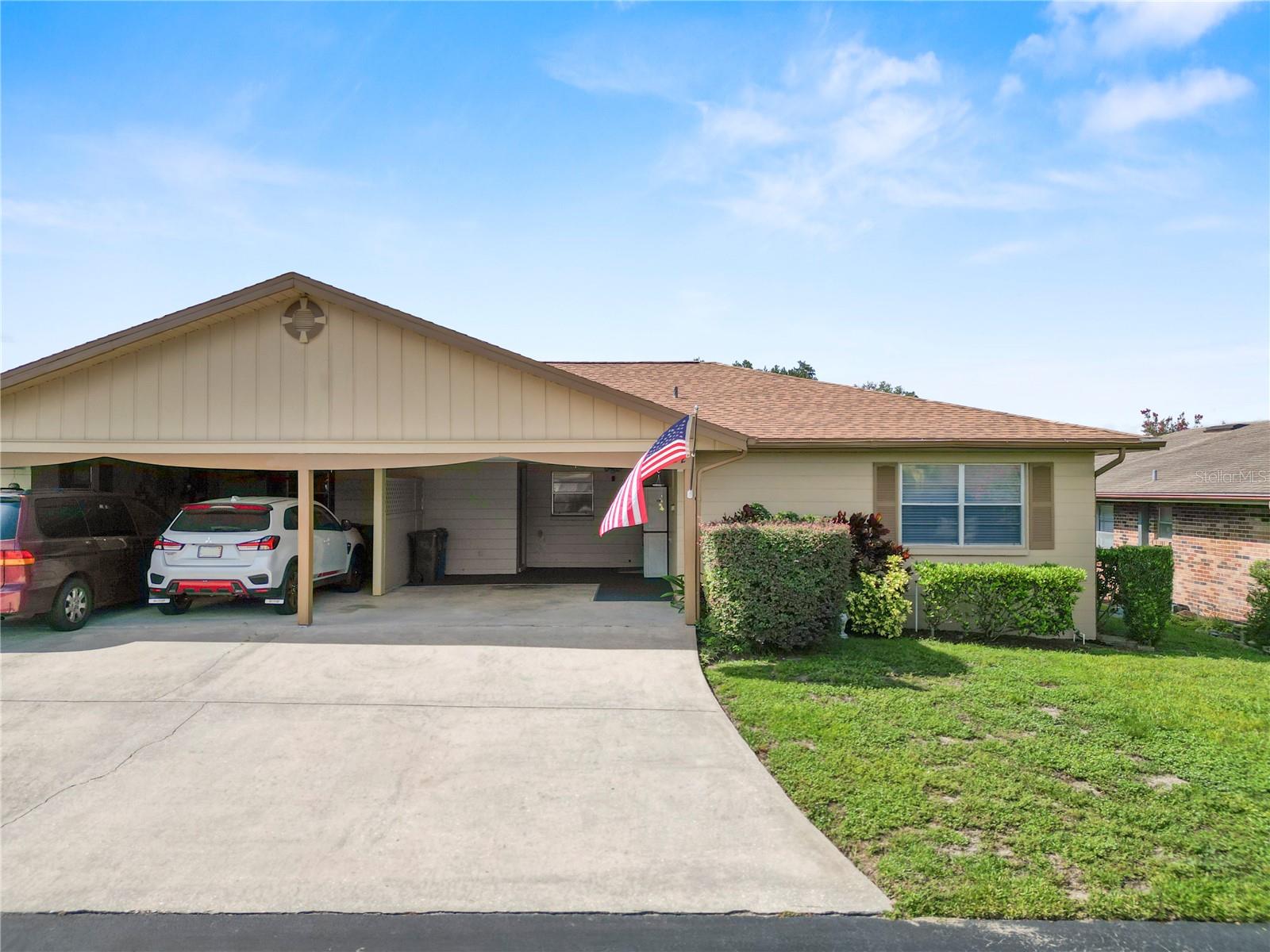 Florida Retirement is waiting for you here! This hidden gem is located in the desirable active 55+ community of The Villas . This 2 bedroom 2 bath plus home has a fabulous floor plan that creates a wonderful ambiance of space and convenience. Comprised of a beautiful formal living room, a lovely kitchen, dining room with built in shelves a family room with storage closet and a bonus enclosed lanai. So many areas you can relax in and great for having guests over and entertaining. HOA includes cable, water and more! This is the one you have been searching for! More than just a home; it provides a lifestyle enriched with great community features. Take a refreshing dip in the community pool, engage in friendly games of shuffleboard, and make use of all the social functions. Embrace the camaraderie of all your neighbors while relishing the ease of a meticulously maintained environment. Seize the opportunity to reside in this thoughtfully designed villa where comfort, convenience, and community converge. Your hidden gem awaits in the heart of Lakeland, offering a haven for those seeking an enriching 55+ maintenance free lifestyle.