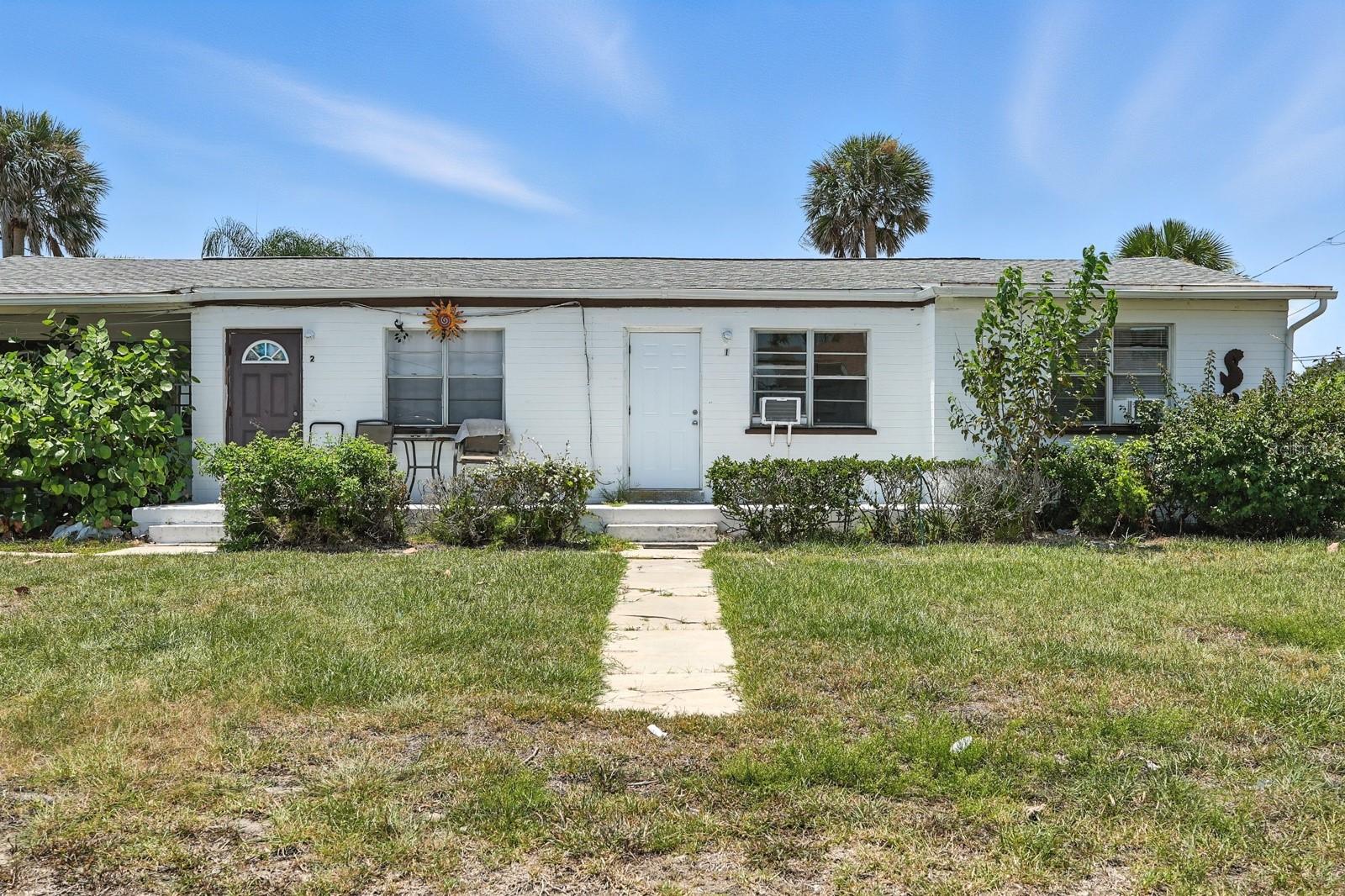 Incredible Beachside Triplex Investment Opportunity – Daytona Beach, FL
Unlock the potential of this immaculately maintained beachside triplex, ideally positioned on a generous corner lot with direct ocean views. Whether you're expanding your investment portfolio or diving into the short-term rental market, this solid income-producing property is a rare find in Daytona Beach.
Constructed with durable 4-inch concrete block, this triplex has proven its resilience—standing strong through Florida’s most intense weather events. Recent updates add to its value, including a newer roof, new city sewer connection, and a deep private well. An attached carport with utility room, plus a 10x10 shed, provide extra storage and functionality for both owners and tenants.
Each of the three individual units offers its own charm: 2 Bed / 1 Bath, 1 Bed / 1 Bath, Studio
With a current monthly income of $3,125, this property already performs well—but with prime beachside location and ocean views, there’s ample room to grow your ROI through updates or vacation rental opportunities.
Sold AS IS, this is your chance to secure a slice of coastal Florida real estate with long-term value and endless possibilities.
Steps from the sand, minutes from Beach Street shops, and in the heart of Daytona’s thriving rental market—don’t let this gem slip away!