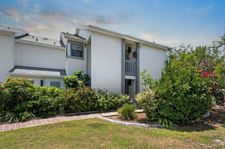 If you are an Active 55+ then this is the property for you. 12 Steps up to a wonderful pond view. Updated Kitchen countertops, appliances and Complete with Induction Stove. Partially furnished additional furniture can be negotiated.