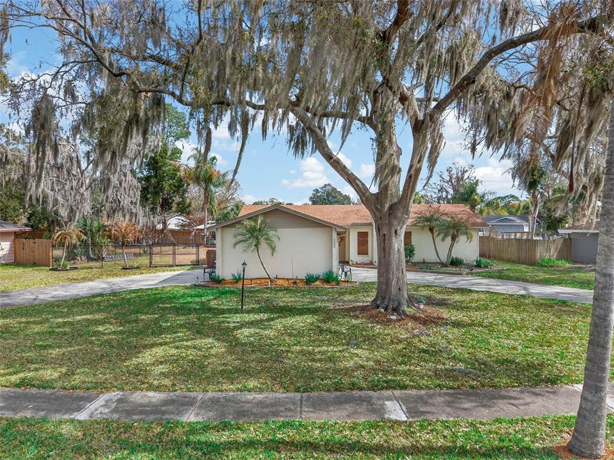 Welcome to 3055 Cross Fox Drive space, privacy, and value in the heart of Imperial Lakes, with no HOA!
This solid-block 3-bedroom, 2-bath home sits on one of the largest lots in the community, giving you the breathing room and backyard potential that’s nearly impossible to find at this price point. Whether you’re envisioning a pool, an outdoor entertainment area, or simply the freedom of a true Florida yard, this homesite delivers.
Inside, the functional open-concept layout connects the kitchen to the main living areas, creating a natural flow perfect for everyday living and entertaining. The kitchen features updated cabinetry and finishes.
Major systems have been taken care of  both the roof and central A/C are only 2 years old, giving you peace of mind and serious savings down the road.
A 2-car garage with attached spaces gives you plenty of room for vehicles, storage, or a workshop. The home is served by public water and sewer, and central A/C keeps things cool through the Florida summers.
Located in established Imperial Lakes known for mature landscaping, a strong neighborhood feel, and generously sized lots this home offers quick access to SR-60, the Polk Parkway, Lakeland, and Bartow, putting shopping, dining, and employment just minutes away.
No HOA fees. This is your opportunity to own a solid home with serious upside in one of central Polk County’s most established communities. Schedule your private showing today. Homes with lots this size don’t last.