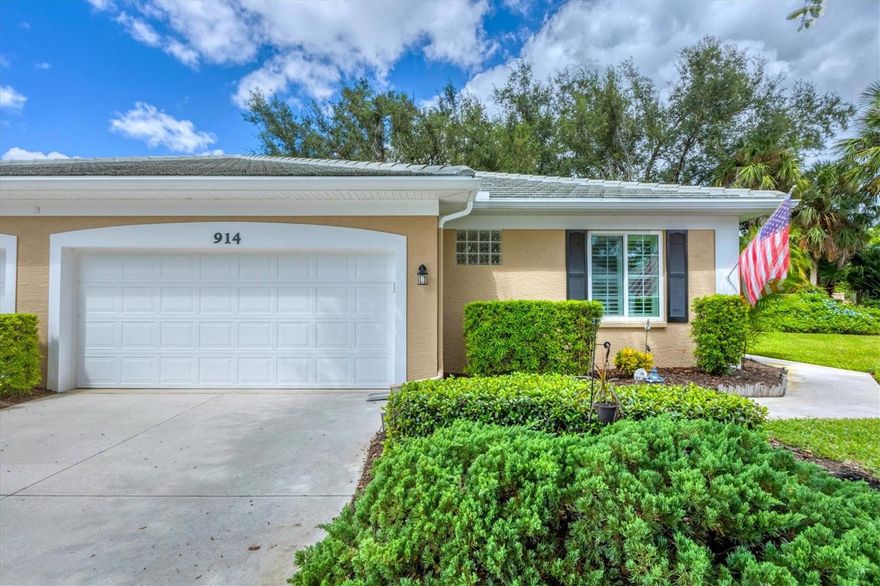 This meticulously maintained and beautifully updated villa offers comfort and style within the desirable St. Andrews Park community of The Plantation Golf & Country Club. A soft, neutral palette sets the tone throughout, complemented by many thoughtful updates and added features that make this home move-in ready.

All windows are storm- and weather-safe, providing year-round peace of mind. Inside, you’ll find all-tile flooring for elegance and easy maintenance, enhanced by crown molding and quartz countertops throughout the home. Updated fixtures, vanities, and lighting elevate the design, while the open layout flows seamlessly to the extended lanai—where lush palms and mature landscaping create a private, serene setting, ideal for relaxing mornings or entertaining guests.

With its blend of quality updates, timeless finishes, and a sought-after location, this villa delivers both refined living and lasting value.

A variety of golf and social memberships at The Plantation are available but not mandatory. Conveniently located near The Wellen Park Town Center, Atlanta Braves Training Facility, local beaches and downtown Venice. Whether you're seeking a full-time residence, a seasonal getaway, or an investment opportunity, this home is the home for you.

Schedule your private showing today and discover the lifestyle waiting for you at The Plantation Golf & Country Club!