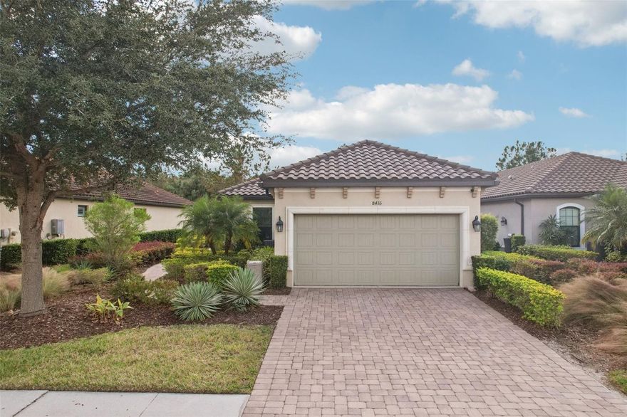 Welcome to this beautiful one-story home in the gated Esplanade of Tampa community. Built by Taylor Morrison in 2017, this upgraded 3-bedroom, 2-bath home offers comfortable living with modern features throughout.
Inside, you’ll find an open layout where the kitchen, dining room, and family room flow together, making the space feel large and bright. The kitchen has stainless steel gas appliances, wood shaker cabinets, Cambria quartz countertops, a breakfast bar, and soft-close drawers. There is also a laundry room with a utility sink for convenience.
The primary bedroom is separate from the other bedrooms, giving you extra privacy. It includes a walk-in closet and a spacious bathroom. Both bathrooms and the rest of the home have updated lighting and fresh interior paint.
Outside leads to the screened lanai, where you’ll enjoy a built-in outdoor kitchen with a gas grill, plus a relaxing seating area under the pergola. The lanai, walkway, and driveway all feature beautiful pavers. The expanded garage gives you extra storage space as well.
Esplanade of Tampa offers resort-style amenities, including a community pool, recreation center, fitness center, tennis courts, and more. The neighborhood is quiet and tucked away from the busy parts of town, yet close to everything you need. You’ll be near USF, the new Orlando Health hospital, the new BayCare hospital, and the soon-to-be Johns Hopkins Children’s Hospital. Shopping, restaurants, and entertainment are all close by, and it’s only about 35 minutes to Downtown Tampa and the airport.
This home gives you comfort, style, and a great location, all in one place.