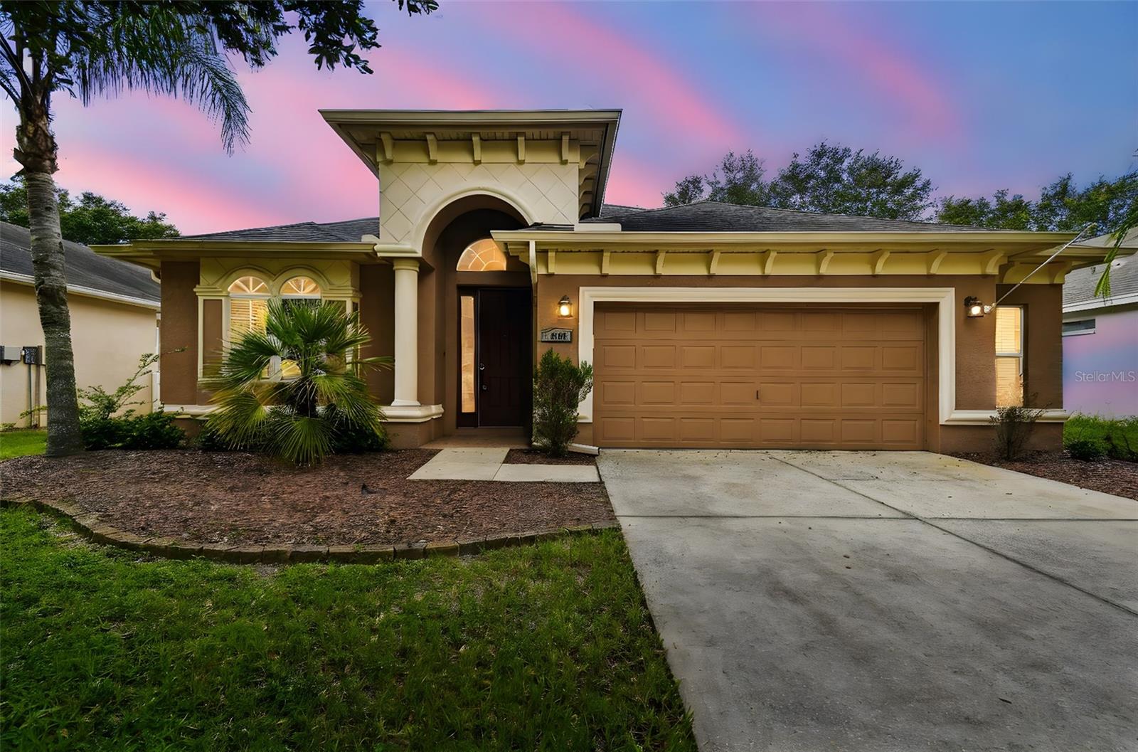 Welcome to Brookfield Estates, a quiet, boutique community with no CDD fees, nestled in the heart of Wesley Chapel, Florida. This beautifully maintained single-story contemporary home, built in 2007, offers 3 spacious bedrooms, 2 full bathrooms, and an oversized 2-car garage. Inside, you'll find 1,986 sq ft of inviting living space with wood flooring throughout and tile in wet areas. The primary suite features elegant tray ceilings, adding a touch of architectural charm to your private retreat.
Out back, enjoy the added bonus of having the community playground directly behind your backyard. Perfect for families or easy outdoor enjoyment.
Location, location, location!! Ideally situated near some of Wesley Chapel's top destinations, you'll be just minutes from The Shops at Wiregrass, Tampa Premium Outlets, The Grove, KRATE at The Grove, Epperson Lagoon, popular dining spots, and more. For those who love the outdoors, Wesley Chapel District Park offers sports fields, trails, and family-friendly amenities close to home. With close access to SR54 and major interstates, commuting to anywhere in the Bay Area will be a breeze!
Don't miss your chance to own this beautifully located, move-in-ready gem. Schedule your private tour today!