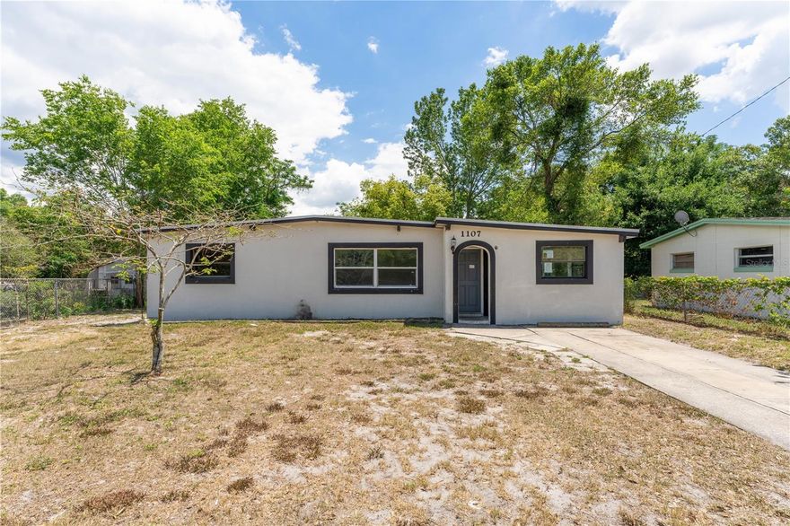 Welcome! This two-bedroom, one-bathroom home presents an excellent opportunity in the heart of Ocoee. Inside features vaulted ceilings, with a spacious living area and bedrooms, and a dedicated den/study, providing a versatile home fit for life’s ever-changing needs. Its private backyard adds to the versatility, offering a lovely outdoor space prime for relaxing or entertaining. The location offers exceptional convenience with proximity to schools, local shopping and dining options, highway access, and a variety of recreation activities, including Forest Lake Golf Club, Jim Beech Recreation Center, and numerous parks, placing everyday needs and entertainment activities just moments away. Don't miss this opportunity, schedule your private showing today! Cash or Renovation Loan ONLY.