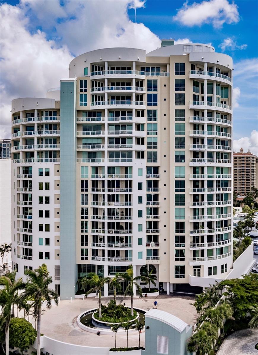 ( Interior photos coming soon) Luxury Condo with Breathtaking Views of Sarasota Waterfront.
Experience the ultimate in luxury living with this stunning condo at Beau Ciel, located in the heart of Sarasota's bustling waterfront. Boasting unparalleled views of the city's skyline and waterways, this exceptional residence offers a lavish lifestyle like no other.
Step inside and be greeted by an impressive foyer leading to a spacious open floorpan featuring expansive windows that fill the space with natural light and showcase the stunning views. The condo features two bedrooms, each with its own private bathroom and ample closet space. Both bedrooms have breathtaking views of the waterfront and has its own balcony, providing the perfect space to unwind after a long day.
The gourmet kitchen is a chef's dream, with top-of-the-line appliances , custom cabinetry and ample countertop space. The dining area is ideal for hosting dinner parties with friends and family, while the living room is perfect for relaxing and taking in the views.
Residents of Beau Ciel enjoy a range of world-class amenities, including a heated pool and spa, fitness center, sauna and 24 hour security. The building also features a stylishly appointed lobby and private elevators that open directly into each residence. Located in the heart of Sarasota's vibrant downtown, Beau Ciel is just minutes from some of the area's best restaurants, shopping, and entertainment. With it's unbeatable waterfront location and luxurious amenities, this is a rare opportunity to own a piece of paradise in one of Florida's most sought-after destinations. Don't miss out to make this stunning condo your own.
