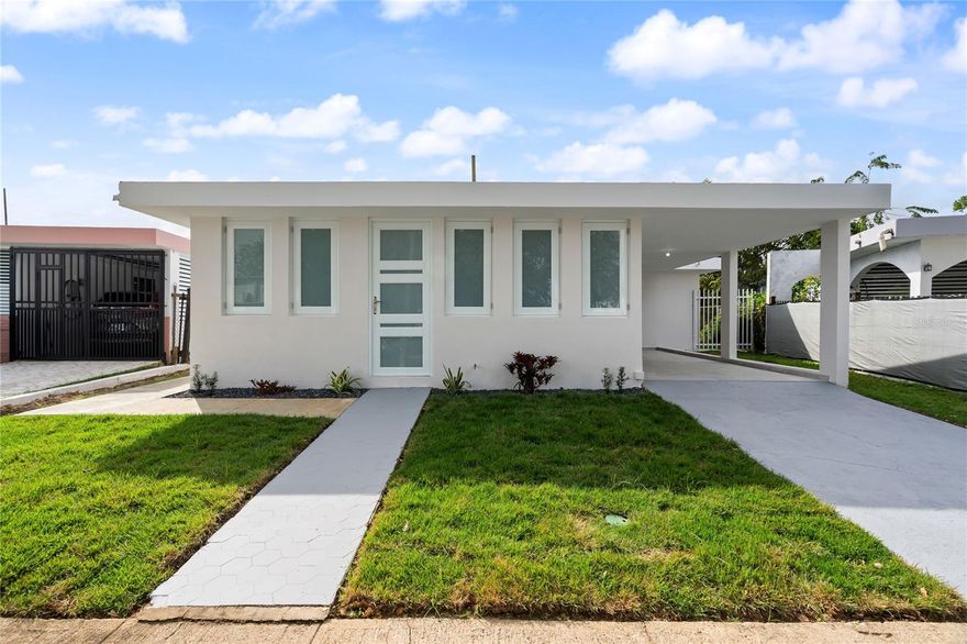 Beautiful Fully Remodeled Home in Urb. Fair View, San Juan PR. This gated community offers the privacy you deserve along with recreational areas including covered basketball and volleyball courts. 4 Bedrooms – Spacious and filled with natural light, 3 Tiled Bathrooms – Modern finishes and comfort, Private Terrace – Your own oasis for relaxation, Brand New PVC Kitchen – Stylish color to match any appliances, Prime Location – Just 15 minutes from Guaynabo, near schools and the airport, Sits on an awesome lot of 480 square meter, Elegant 24” x 24” tile flooring, mirrored closet doors and security windows and doors throughout, Secure & Exclusive - Don’t miss the chance to own a high-demand single unit property in one of San Juan’s most dynamic neighborhoods!