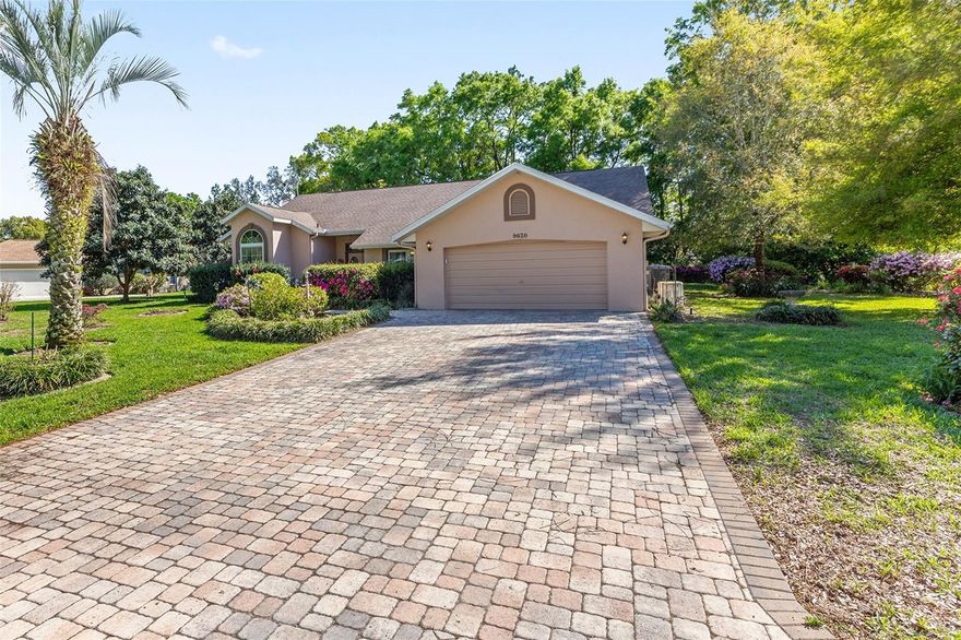 If you are looking for a well laid out home with a large park-like yard in the beloved Rainbow Springs area your Florida dream begins here. 
The spacious living area flows seamlessly into the large dining space and kitchen, making it ideal for both everyday living and entertaining. The kitchen offers ample cabinetry, generous counter space, and a convenient layout that makes meal prep effortless while keeping you connected to the heart of the home. The primary suite provides a relaxing retreat with a well-appointed ensuite bathroom and plenty of closet space. Additional bedrooms are comfortably sized and versatile—perfect for guests, a home office, or hobbies. Both the Primary Bedroom and the 2nd Bedroom have sliding doors for easy access to the patio and pool area.
Throughout the home, you’ll find clean finishes, neutral tones, and a layout designed for easy living. Large windows invite in Florida’s sunshine  while the overall design offers a sense of openness and comfort.
Whether you're hosting family and friends or enjoying a quiet evening at home, this interior delivers a balance of style and livability that makes it easy to feel right at home. For peace of mind a new Roof and Water Heater was installed in 2026, Windows 2017 and a Whole-House Generac Generator in 2021. There is even an EV charger installed in the garage.

The Rainbow Springs Country Club Estates community offers direct access to the Rainbow River through the community park, where kayaking, swimming, and quiet moments on the water become part of daily life. Rainbow Springs State Park and KP Hole Park are less than five minutes away, offering endless opportunities to explore Florida’s natural beauty. The serene setting offers a feeling of seclusion, yet shopping, groceries, and excellent local dining are conveniently close, all within a 5–10 minute drive. One look at the photos and you’ll understand—this is a community unlike any other. As a fellow neighbor, I can say firsthand that this is the Florida lifestyle many hope to find but few truly do. Rainbow Springs Country Club Estates is a rare and remarkable place, and we look forward to welcoming you to experience it for yourself. Call today to schedule your private showing.