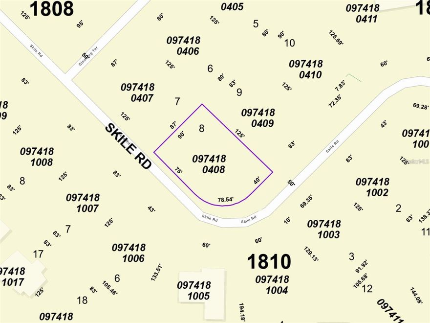 An exceptional opportunity to own an oversized corner lot in one of North Port’s most desirable and fast-growing residential areas. This buildable 0.26-acre parcel is not located in a flood zone, features paved road access, electric nearby, and offers the freedom buyers are searching for with no HOA and no CDD fees.

Zoned RSF-2, the lot is ideal for a custom single-family home and provides added flexibility thanks to its corner placement—offering increased design options, privacy, and curb appeal. The surrounding neighborhood continues to see steady new construction and long-term owner occupancy, reinforcing strong future value.

Conveniently located just minutes from shopping, dining, medical facilities, and easy access to I-75, this property also places you near some of North Port’s most beloved amenities. Enjoy year-round wellness at Warm Mineral Springs, explore miles of scenic trails and waterways at Myakkahatchee Creek Environmental Park, catch live performances at the North Port Performing Arts Center, or tee off at Heron Creek Golf & Country Club.

When it’s time for coastal relaxation, the pristine beaches of Englewood, Manasota Key, and Venice are all within an easy drive.

North Port continues to stand out as one of Southwest Florida’s most dynamic growth markets, benefiting from expanding infrastructure, new development, and sustained demand from both homeowners and investors. Whether you’re planning to build now or secure land for the future, this property represents a rare chance to claim a valuable piece of Florida living.