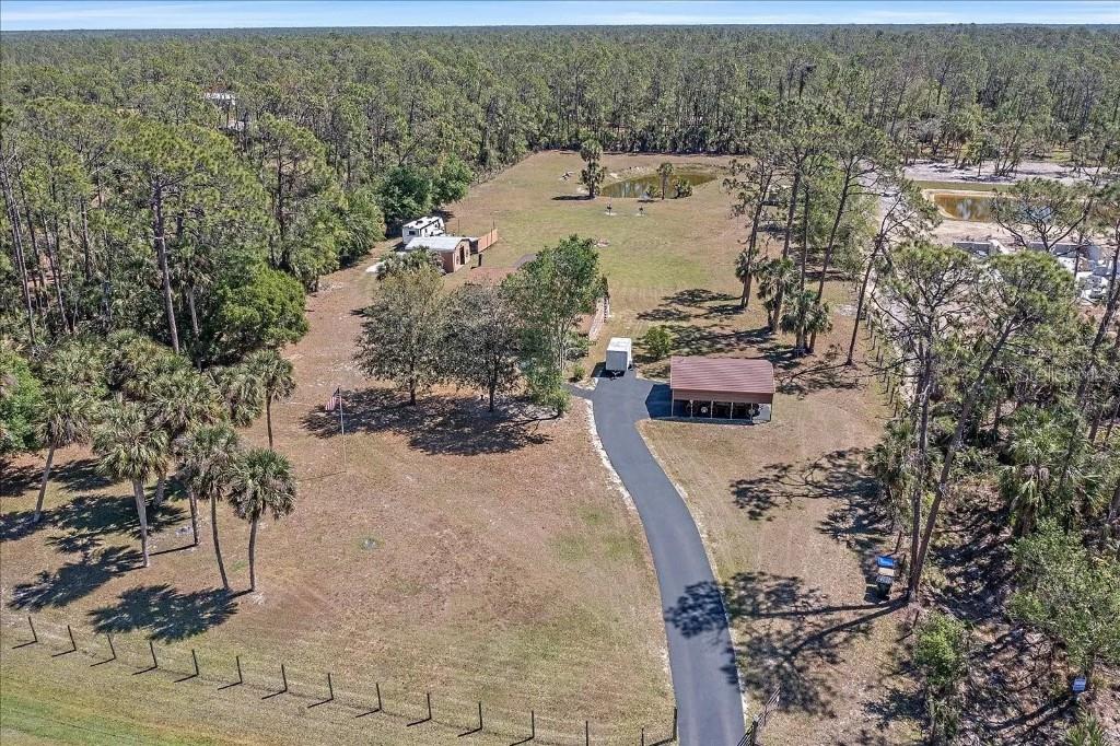 3 acreage Log Cabin