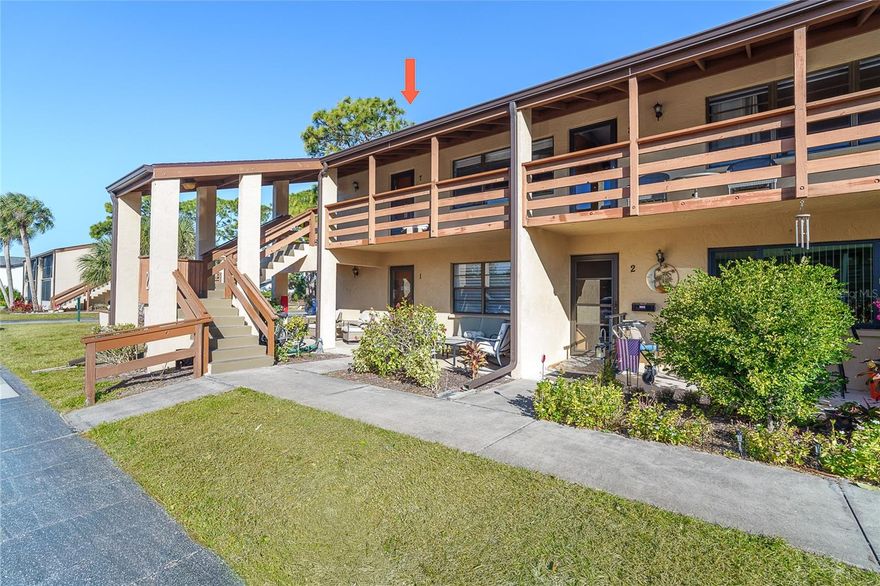 Welcome to the popular Quail’s Run, where life is easier, neighbors become friends, and your days are yours to enjoy. This updated second-floor end unit checks all the right boxes for relaxed Florida living, starting with abundant natural light, cooling cross-breezes, and peaceful elevated views you only get from upper-level leaving. Inside, the space feels fresh and comfortable with a nicely updated kitchen, fresh paint, and new flooring throughout. A separate laundry room with extra storage is a bonus that keeps everything neat and out of sight. The European-style primary bathroom adds a modern, spa-like touch, while the guest bedroom and bath make hosting friends or family easy and comfortable. What truly sets this home apart is the Quail’s Run lifestyle. Spend your days by the community pool, gather at the clubhouse, or jump into the full calendar of social activities with no yard work, no exterior maintenance, just lock-and-leave convenience. And when you want to get out, you’re just minutes from Englewood beaches, shopping, dining, and the charm of Dearborn Street. Whether you’re downsizing or ready to simplify without sacrificing lifestyle, this move-in-ready condo offers comfort, community, and the freedom to enjoy it all.