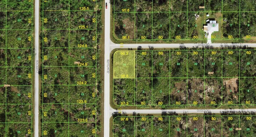 Opportunity to own a vacant residential lot at 14001 Luxo Ave in Port Charlotte, with the option to purchase the adjacent lot at 14007 Luxo Ave, also offered by the same seller. Acquiring both parcels presents the potential for a larger combined homesite or expanded development footprint (buyer to verify feasibility). Situated on a quiet residential street with nearby homes, the property offers convenient access to shopping, dining, schools, golf, boating, and major roadways. No HOA restrictions reported. Buyer to verify zoning, utilities, flood zone designation, and building requirements with Charlotte County.