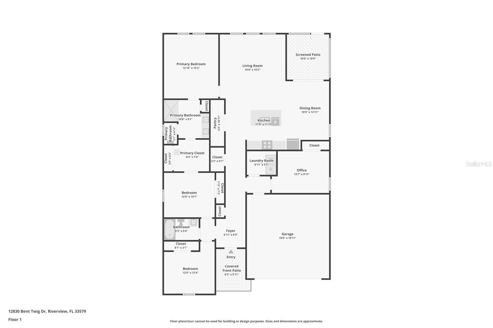 12830 BENT TWIG DRIVE, RIVERVIEW, FL, 33579 4 12830 BENT TWIG DRIVE