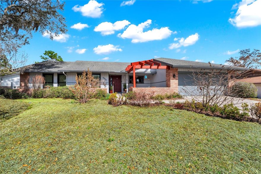 Take a look at this awesome split level, with pool, 4 bedroom, 3 bath home! More than 2,900 Heated Square Feet. You enter this home from the street on the second floor. There is a Living room, Dining room, Kitchen, Nook, Master Bedroom, 2 Bedrooms, 2 baths and a Laundry room, all on the second floor. As you walk in you will overlook the pool and backyard, from above. As you walk down the stairs, there is a spacious living room with a stone faced fireplace and a bar and storage area. On the other side of the stairs is a third full bathroom and a fourth bedroom, complete with a nice size walk in closet that can double as a storage area, if needed. There is a door and a wide set of glass sliding doors that open onto the pool deck and a very nice in-ground diamond bright finished pool, great for entertaining and relaxing. There is also a large screened in porch, extra seating and a 4-6 person hot spa for your enjoyment. This home and property sits in the City limits of Orlando and is on one of the highest pieces of land in the community. There is no termite damage and the owners have an ongoing termite Contract with Massey Services. There are two HVAC systems in the home. One is 2 years old and the 2nd one is 6 years old. Both are regularly maintained and serviced.  The roof is about 10 years old. Orlando Utilities handles the Electric, Water, and Garbage pickup. The Community of Rosemont sits on Lake Orlando and has a park and sidewalk along the water to enjoy. The HOA for the community is optional and is not required. This home has a two car...oversized garage. Room for a boat or golf cart, if so desired. There is a workbench in the garage for those special projects. There is shopping and restaurants close by and the well known, highly desired Edgewater High School is close by as well. The Packing District is just down the road with some new places to eat and shop. Come take a look at this unique and special home that may be perfect for you and/or your family. The current owners have enjoyed this home for many years. Great place to call home!