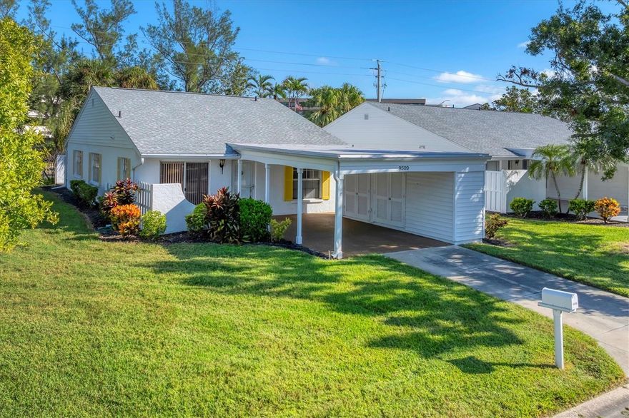 MAGNIFICENT MOUNT VERNON VILLA!
Welcome to one of the few FULLY DETACHED, MAINTENANCE-FREE VILLAS in one of West Bradenton’s most amenity-rich and coveted waterfront 55+ communities: MOUNT VERNON. This standalone residence lives like a single-family home yet offers all the freedom and convenience of condo living — with exterior upkeep, landscaping, and common areas fully maintained by the association.

Tucked away on a quiet interior street, this villa has been thoughtfully cared for and recently outfitted with a brand-new HVAC system, offering immediate comfort and peace of mind. A bright and open interior connects to an enclosed rear porch — perfect for relaxing year-round and enjoying a cup of your favorite brew while listening to the morning birdsong. Covered carport parking and attached exterior storage add practicality to an already functional floor plan.

For the nautical enthusiast, Mount Vernon offers private boat dock licenses on a first-come, first-served basis, along with a kayak launch and a storage area for your watercraft. And when you’re ready to explore the coastline, Bradenton Beach is just a short bike ride away — making it easy to dip your toes in the Gulf waters or catch a sunset after dinner.

The remodeled clubhouse is the social hub of the neighborhood and includes a heated pool, fitness center, sauna, tennis and pickleball courts, shuffleboard, bocce, and a putting green. Nature lovers will appreciate the walking paths, butterfly gardens, bayfront park, and lakeside pavilion, while hobbyists can take advantage of the woodshop, media room, and an active calendar of clubs and social events.

This is the ideal retreat for a seasonal snowbird or full-time Florida resident who values low-maintenance living, privacy, and a vibrant community lifestyle. With no exterior chores to manage, you’ll have more time to relax, connect, and take in all that Florida’s Gulf Coast has to offer.

DON’T LET THIS RARE STANDALONE VILLA SAIL OFF INTO THE SUNSET WITHOUT YOU — CALL TODAY TO SCHEDULE YOUR PRIVATE SHOWING!