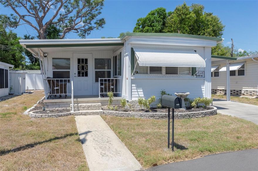 Welcome to easy Florida living in the highly sought-after 55+ community of Magnolia Manor! This well-maintained home offers a bright and open floor plan with abundant natural light, a spacious living area, and a functional kitchen with ample cabinetry. The primary suite provides a comfortable retreat, while additional space is perfect for guests or a home office. Enjoy your morning coffee or unwind in the screened-in porch, ideal for Florida’s beautiful weather. Magnolia Manor is a resident-owned community known for its friendly atmosphere and convenient location near shopping, dining, and the Gulf beaches. Whether you're looking for a seasonal getaway or full-time residence, this home is a fantastic opportunity! Schedule your showing today!