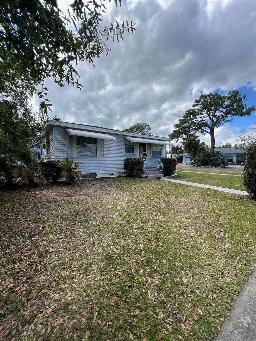 Classic Gulfport Charm with Limitless Potential! Nestled on a spacious corner lot, this solid 2-bedroom, 1 1/2 -bathroom residence offers the perfect canvas for your Florida dream home. Step inside to find original hardwood flooring throughout the living areas and bedrooms, exuding a warmth and character rarely found in modern builds. The vintage kitchen provides ample cabinetry and a cozy dining nook, while the iconic pink-tiled bathroom adds a touch of mid-century flair. Additional features include:
Bonus Living Space: A large, screened-in porch perfect for enjoying the coastal breeze.
Functional Storage: An attached one-car garage with wood-paneled walls and a separate utility shed.
Outdoor Living: An expansive paved patio in the backyard, ideal for entertaining.
Located just minutes from the vibrant Gulfport Waterfront District’s shops, restaurants, and beach, this property is a fantastic opportunity for first-time buyers or savvy investors looking to add value in a highly sought-after community.