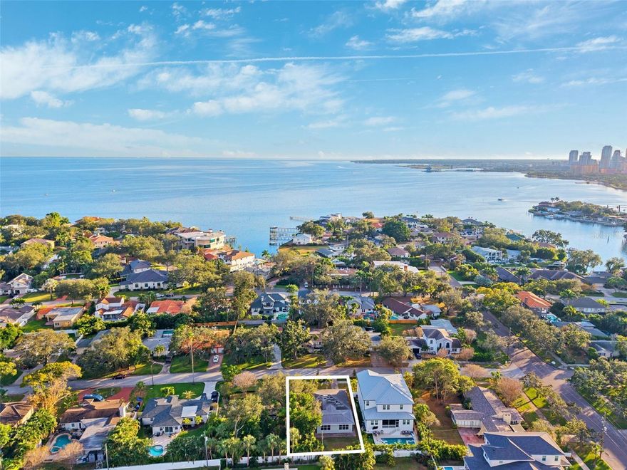 Fantastic opportunity on Snell Isle—this property is ready for your dream home. Large lot with endless potential, and beautifully drafted architectural plans are already available to help bring your vision to life. Enjoy an unbeatable location just a short walk or golf cart ride to the Vinoy Golf & Country Club and the St. Pete Yacht Club’s Snell Isle Marina. The home is minutes from vibrant downtown St. Petersburg’s restaurants, shopping, waterfront parks, museums, and sports venues. Quick access to the 4th Street corridor and I-275 provides an easy commute to Tampa, award-winning beaches, and both local airports.Property is being sold AS-IS. Build your dream home in this prime location.