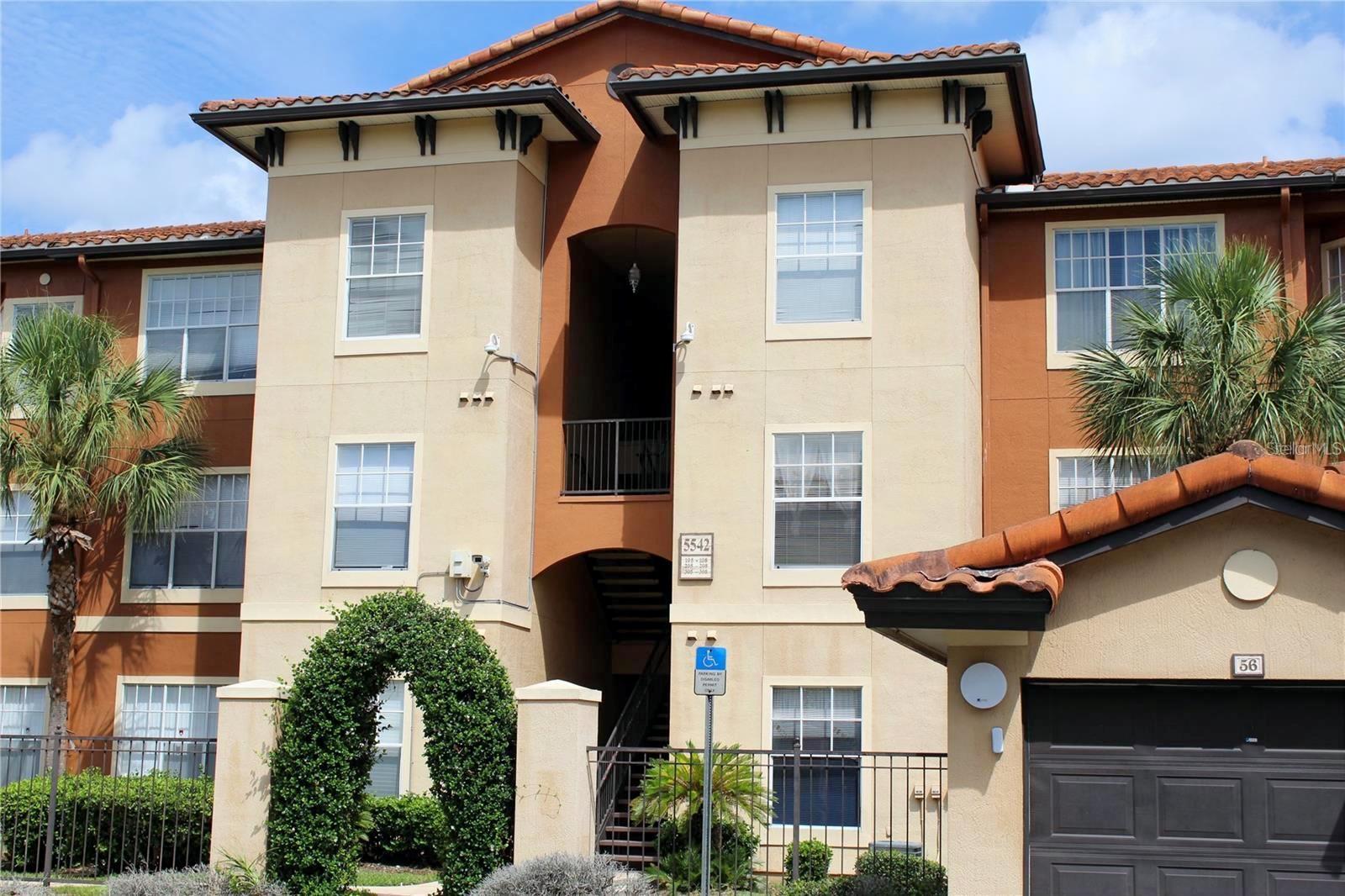 Experience resort-style living in this beautifully designed 2-bedroom, 2-bathroom condo featuring two master suites, each with its own private ensuite bathroom and spacious walk-in closets for optimal comfort and privacy. Located in a gated community with 24-hour security, this condo offers both comfort and convenience with a dedicated laundry room and access to an impressive range of upscale amenities. Residents enjoy access to three resort-style swimming pools, two lighted tennis courts, a state-of-the-art fitness center, yoga and aerobics studio, Jacuzzi, sauna, steam room, bowling alley, playground, and a convenient car wash station—all designed to elevate everyday living. Perfectly situated in the heart of Orlando, the community is just under a mile from Valencia College West, three miles from Universal Studios, and close to International Drive, Orlando Premium Outlets, and major highways including the Florida Turnpike, I-4, and 408, making shopping, dining, and entertainment easily accessible. Whether you're searching for a stylish new home or a strong investment opportunity, this property is an excellent choice.Don't miss your chance to own in one of Orlando’s most desirable gated communities—schedule your private tour today and experience the lifestyle at The Palms Club.